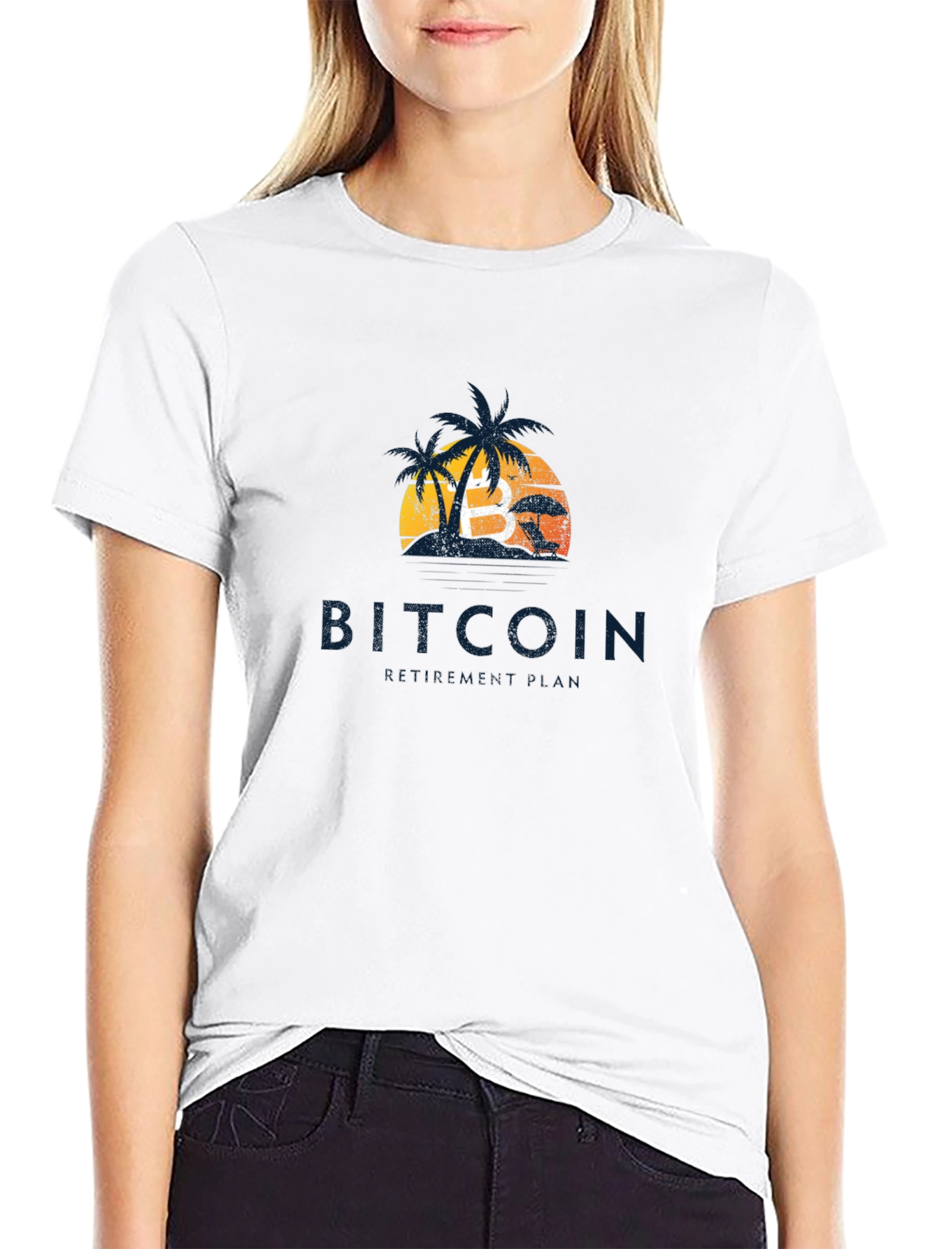 Bitcoin Beach T-Shirt - Crypto Vacation Vibes