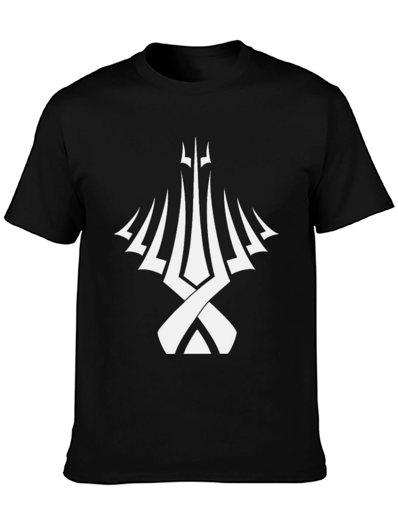 Abstract Graphic Tee - Mens Black T-Shirt