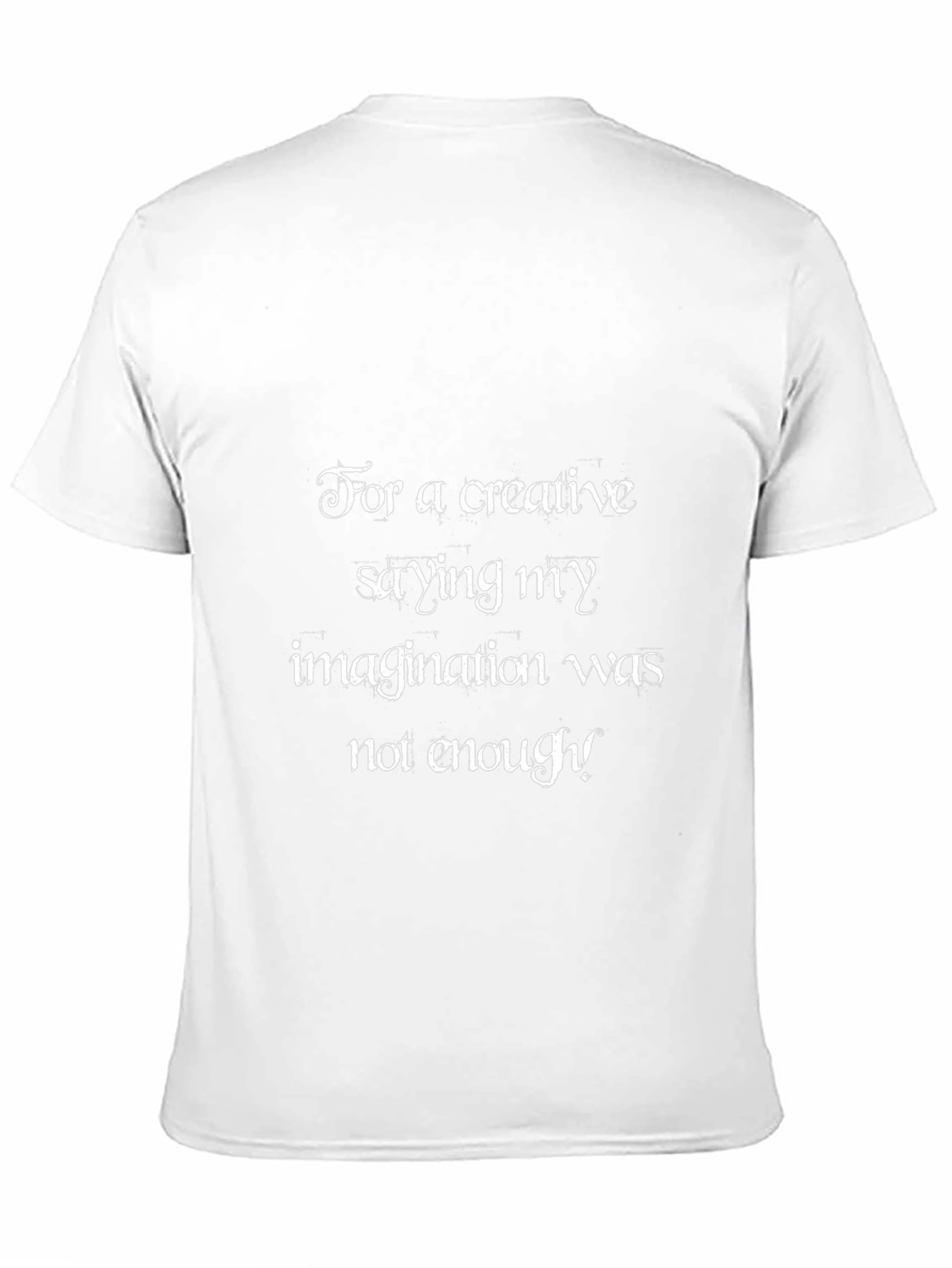 Creative Saying Graphic Tee - Imagination Enough