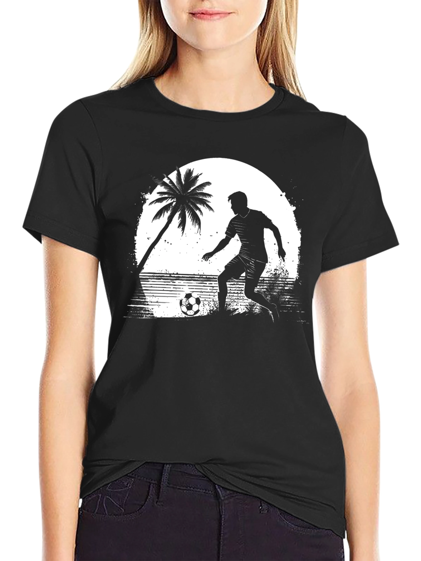 Beach Soccer T-Shirt - Tropical Vibe