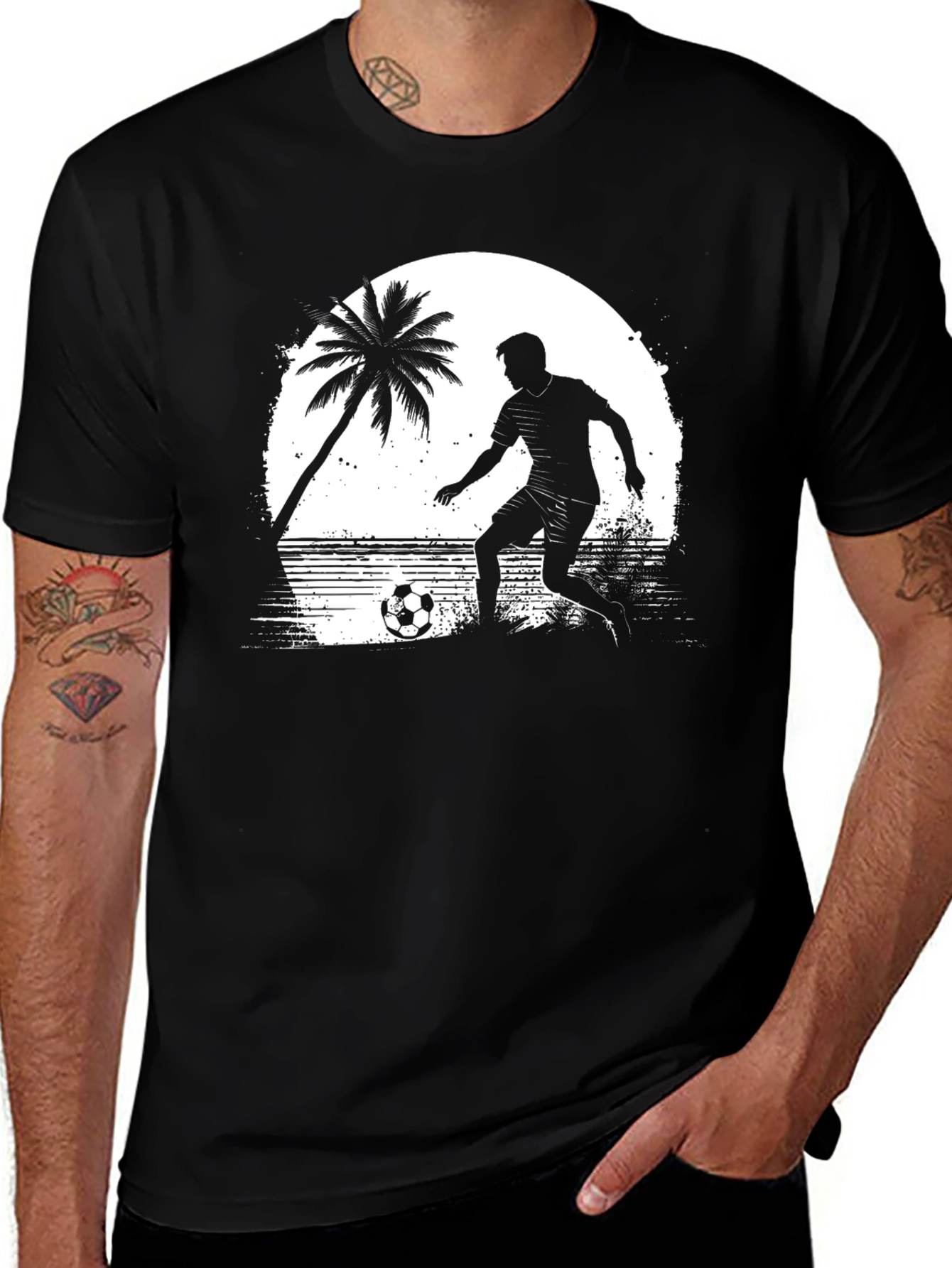 Beach Soccer T-Shirt - Tropical Vibe
