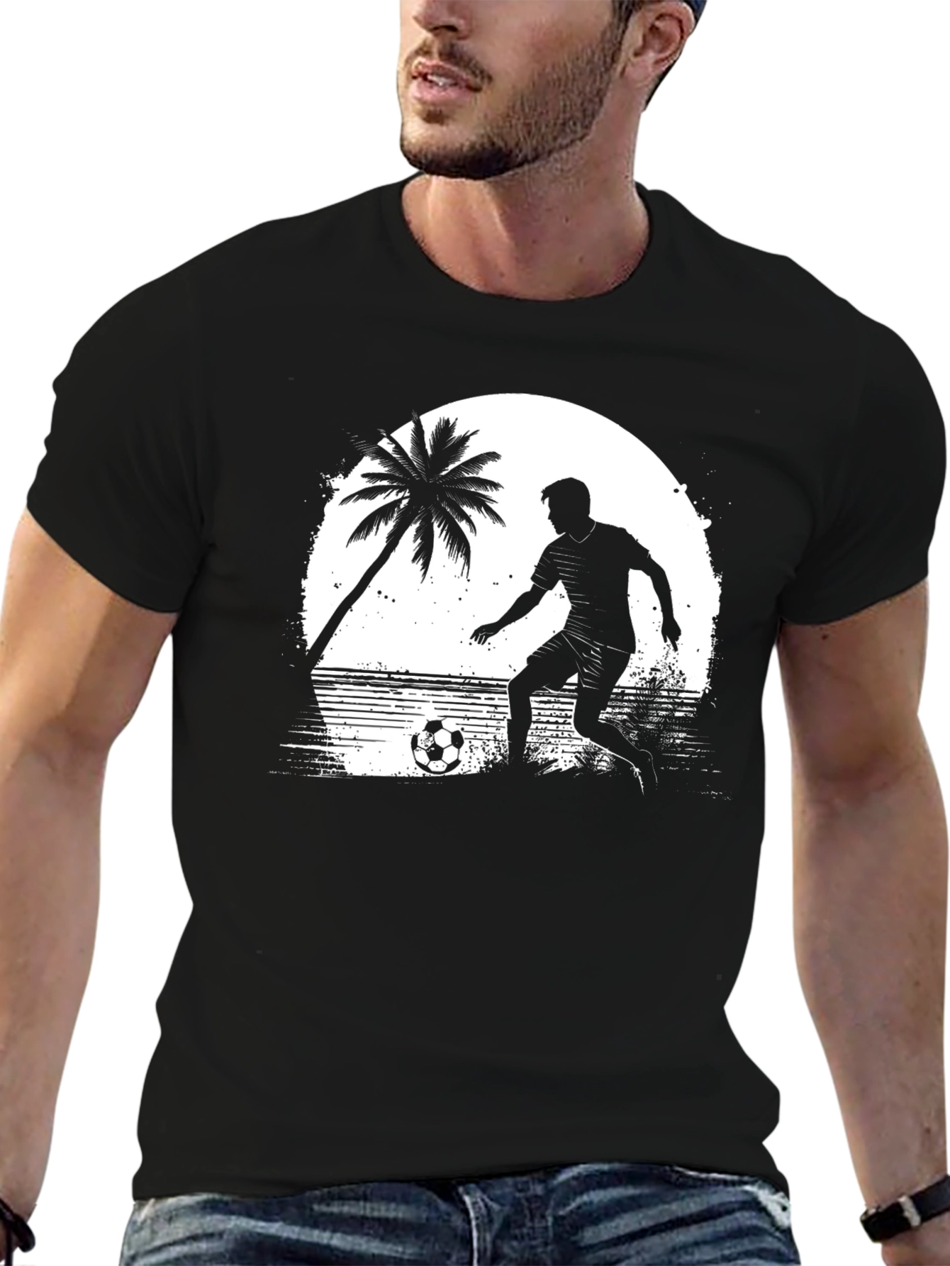 Beach Soccer T-Shirt - Tropical Vibe
