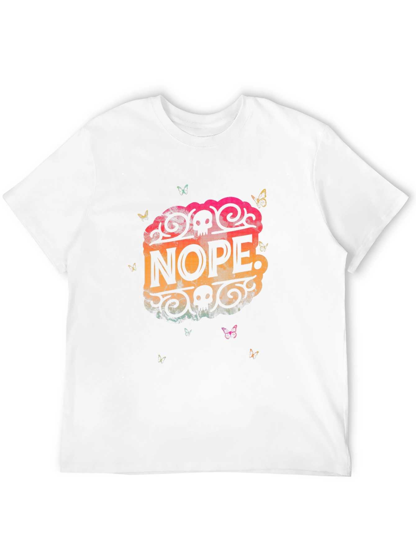 Nope Graphic Print Mens T-Shirt