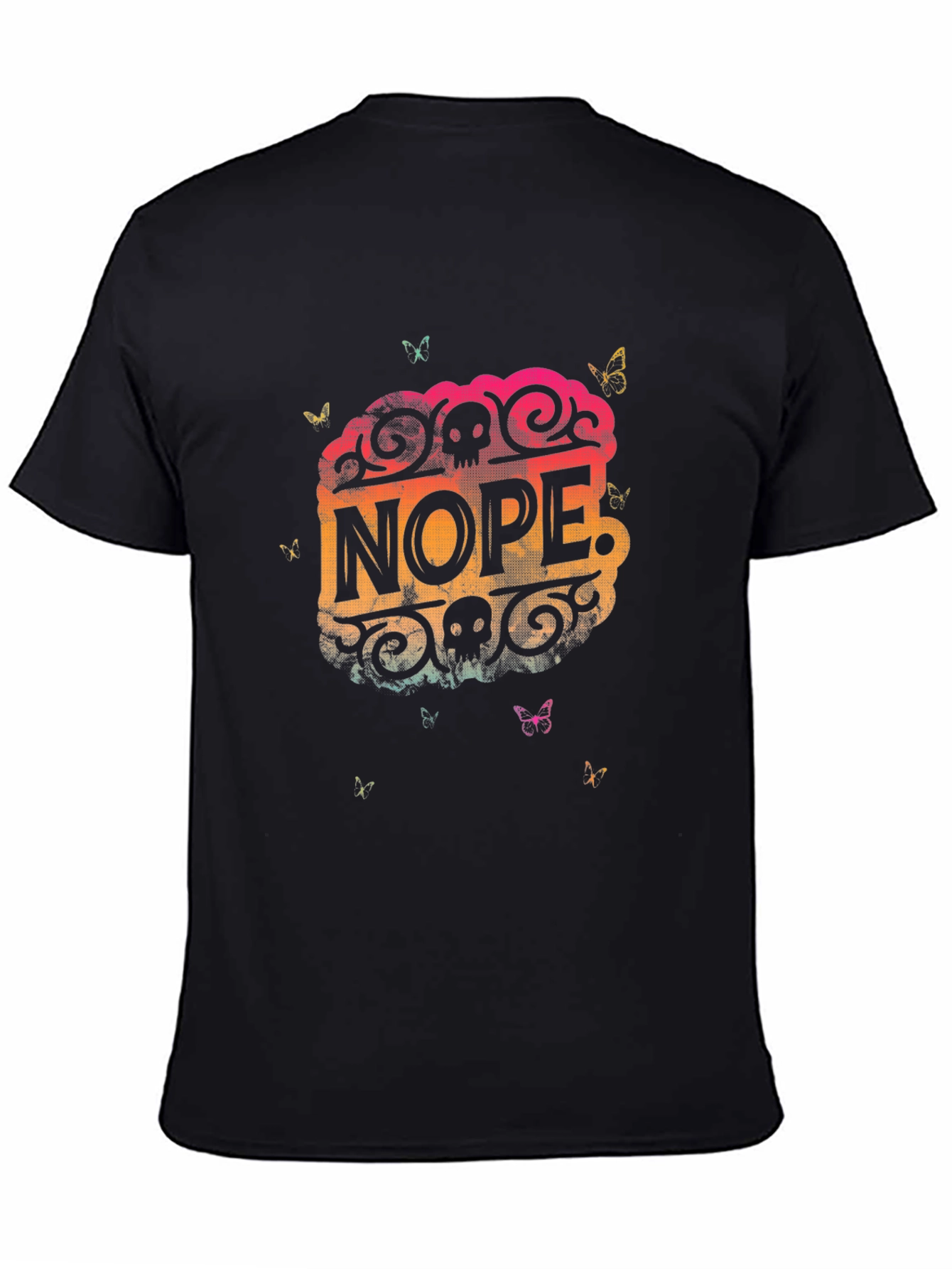 Nope Graphic Print Mens T-Shirt