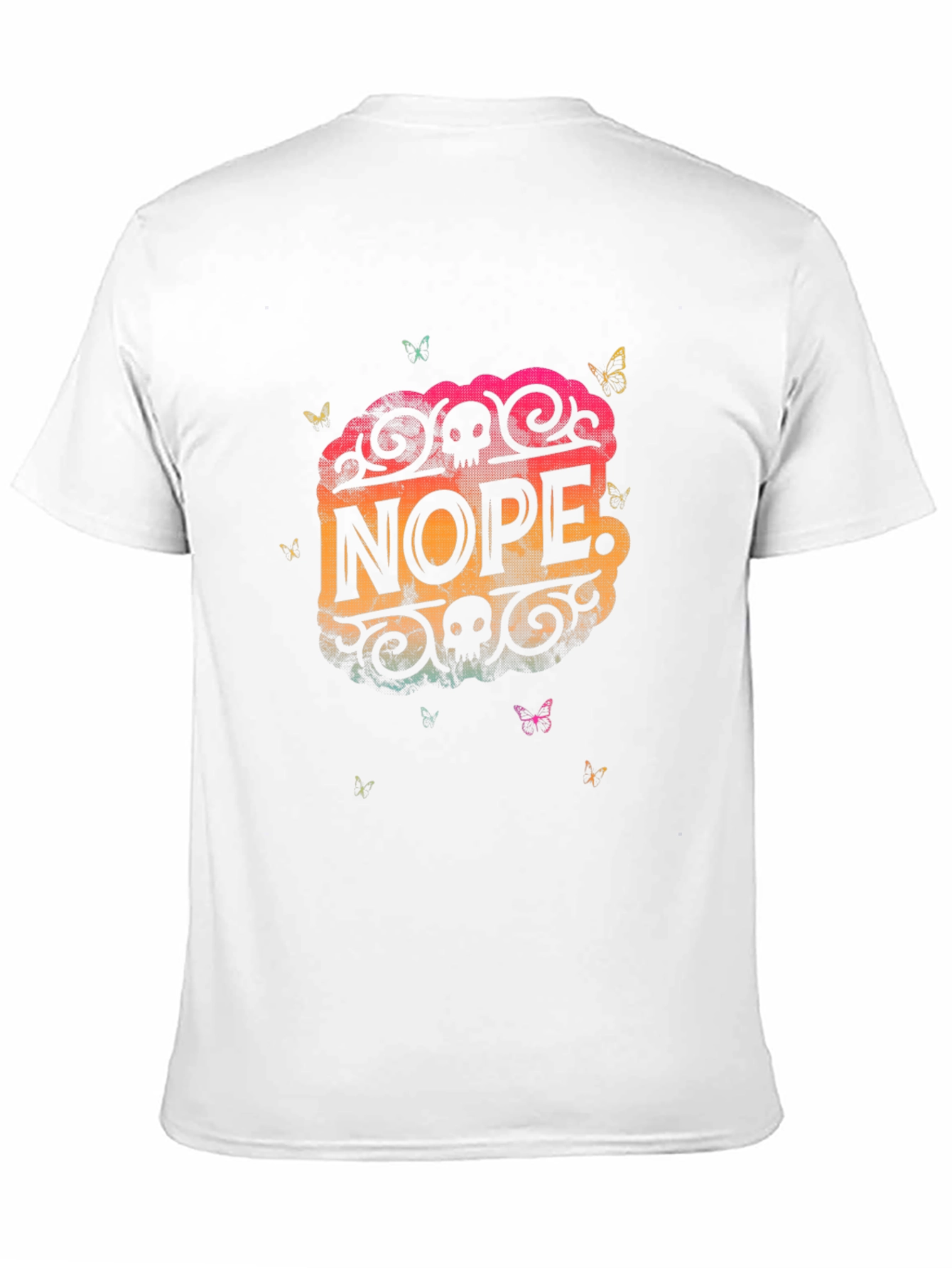 Nope Graphic Print Mens T-Shirt