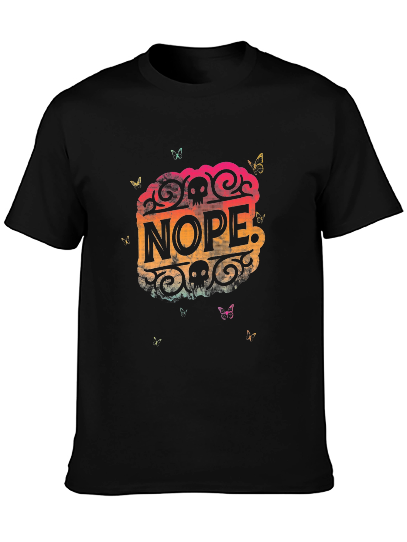 Nope Graphic Print Mens T-Shirt