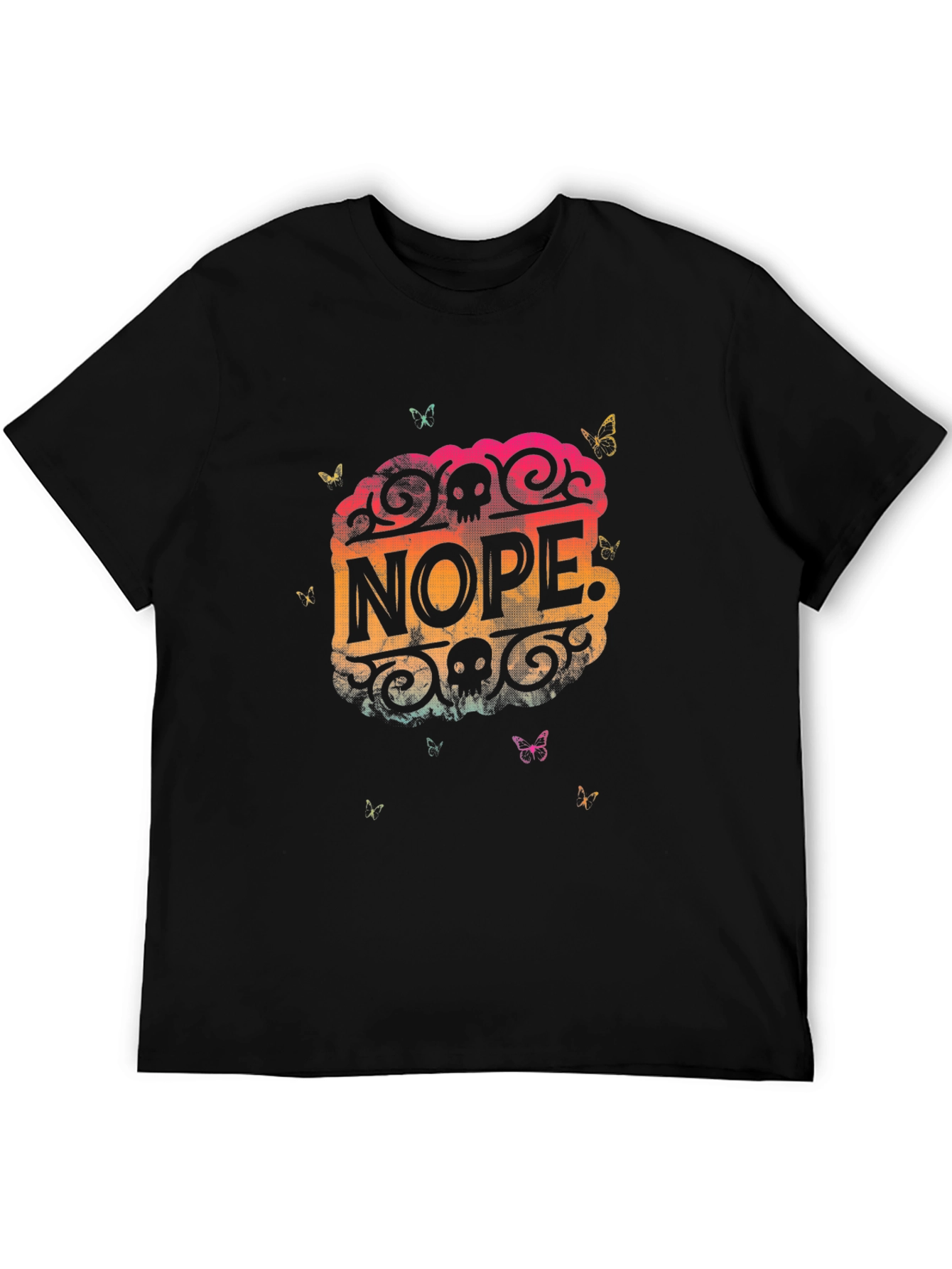 Nope Graphic Print Mens T-Shirt