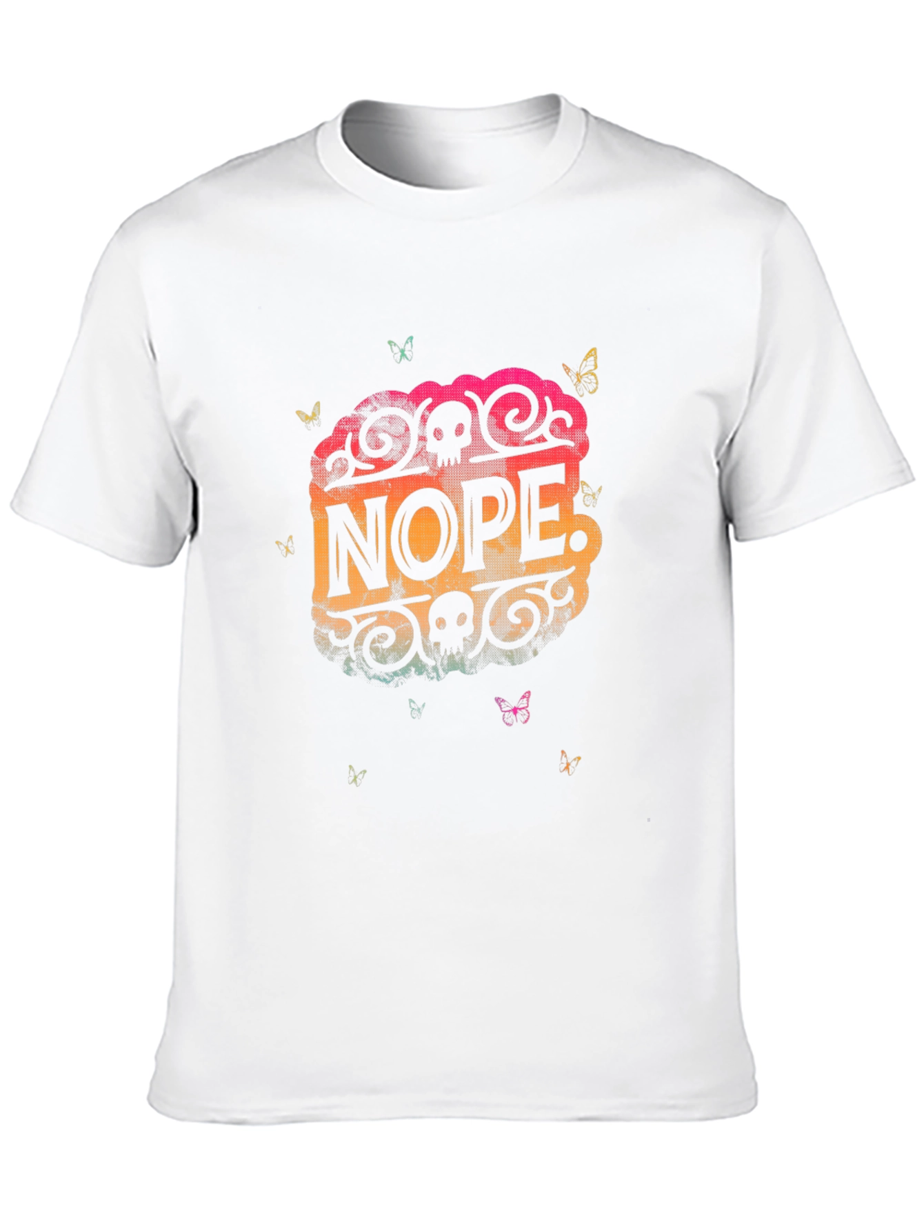 Nope Graphic Print Mens T-Shirt