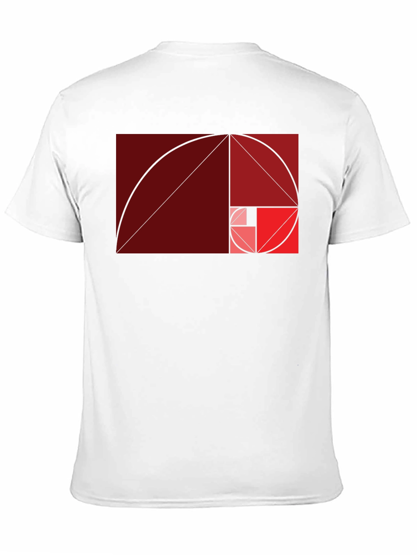Golden Ratio Spiral Graphic Tee - Math Art Shirt