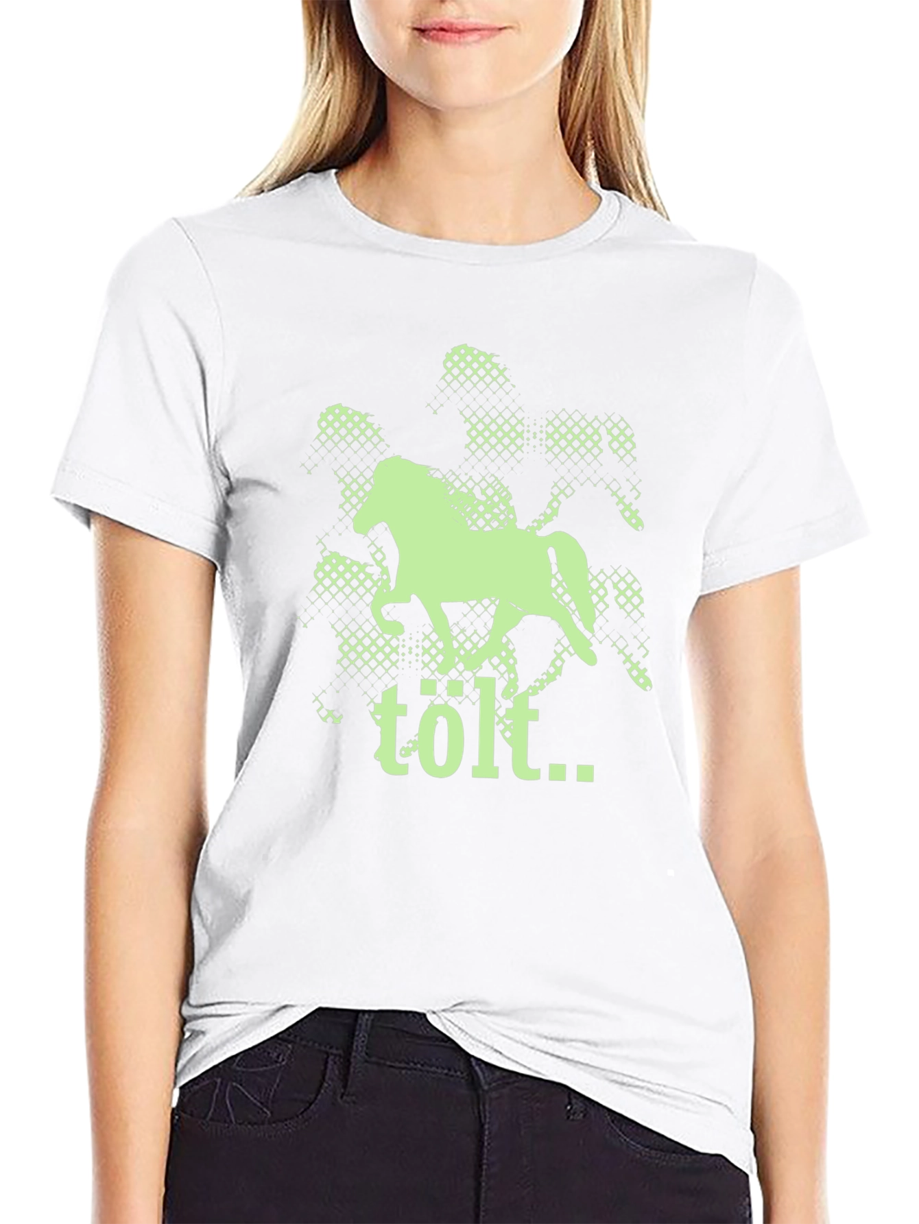 Tölt Icelandic Horse Graphic Tee - Black