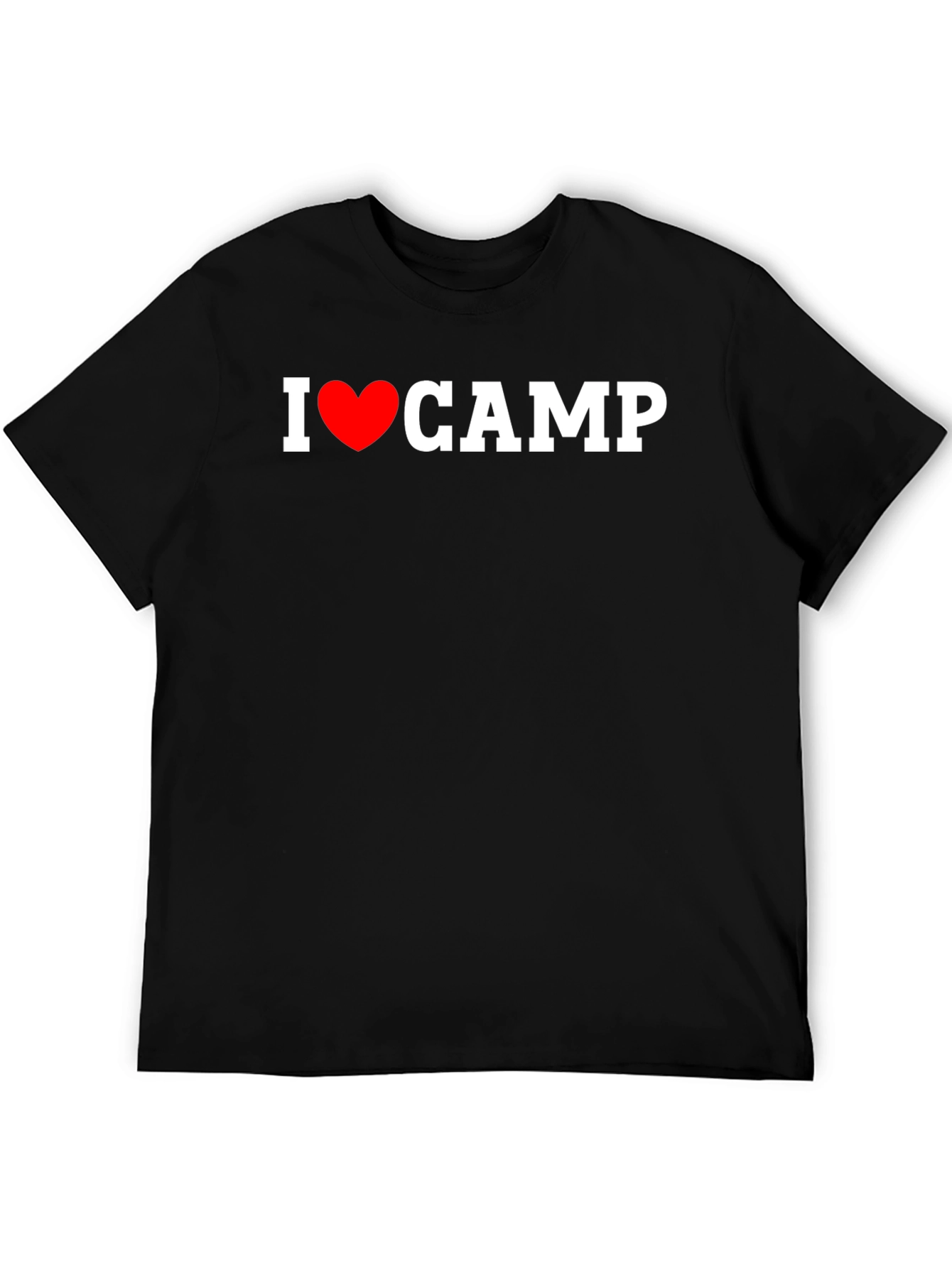 I Heart Camp Black T-Shirt