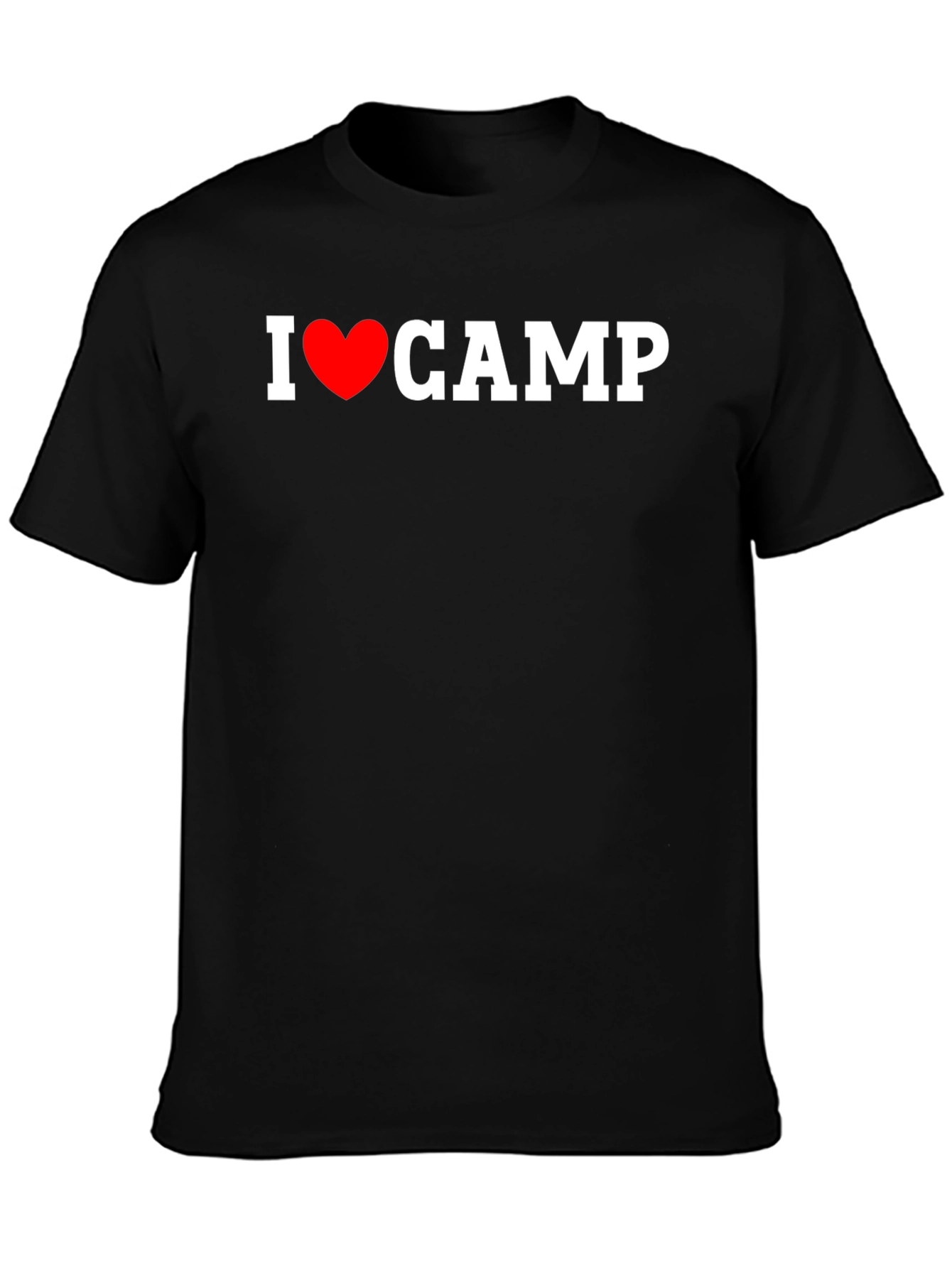 I Heart Camp Black T-Shirt