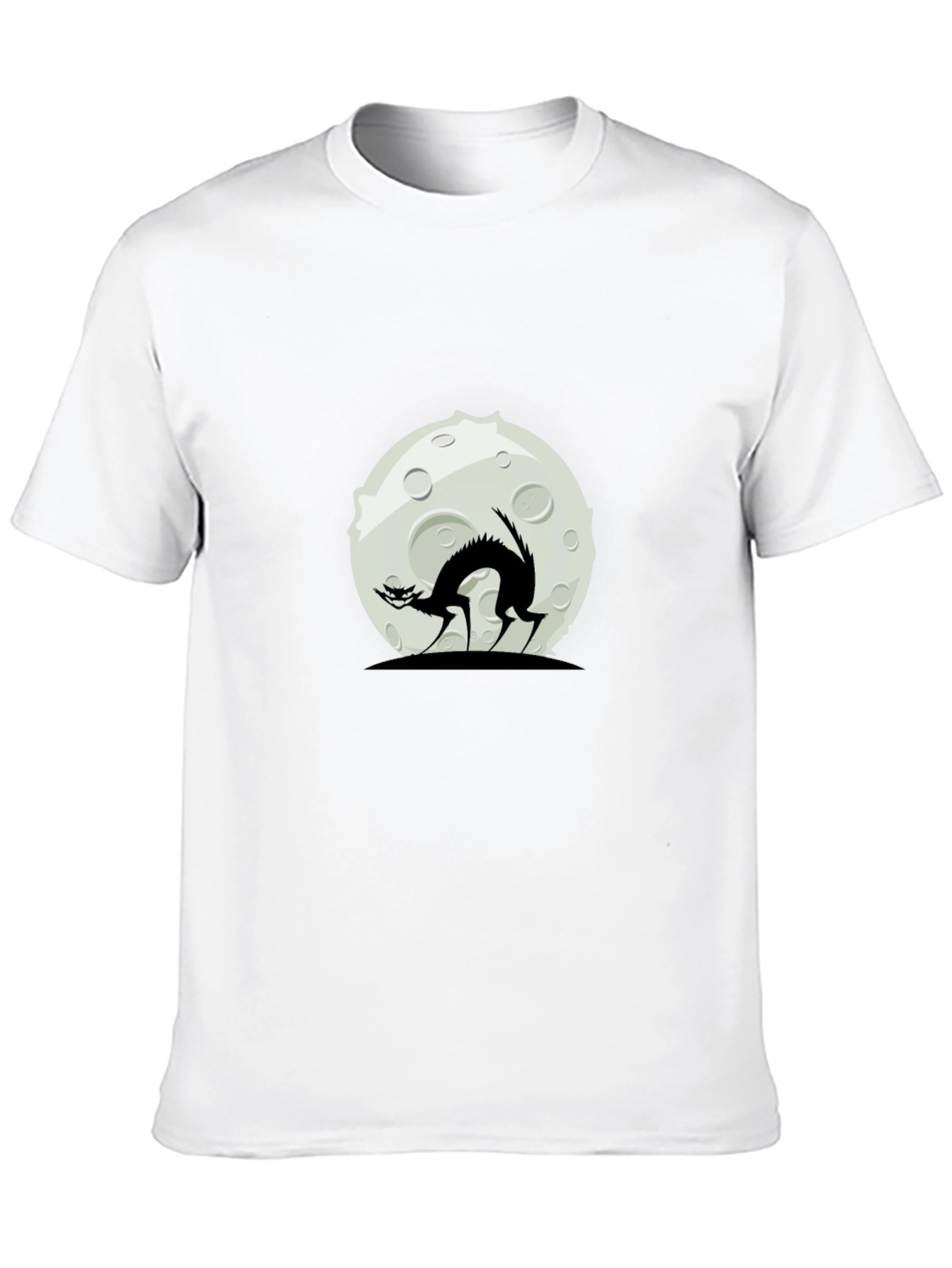 Black Cat Moon Graphic T-Shirt
