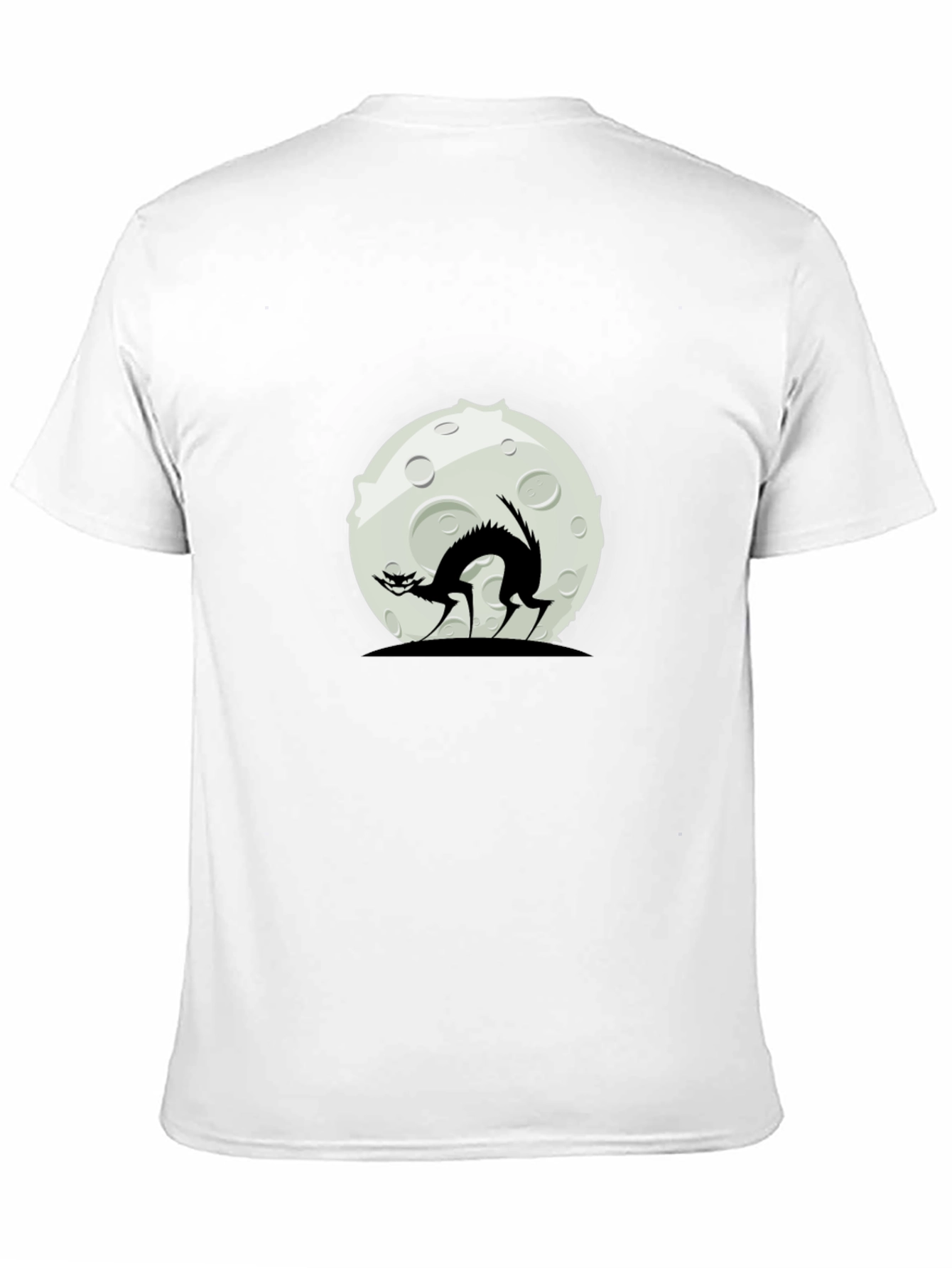 Black Cat Moon Graphic T-Shirt