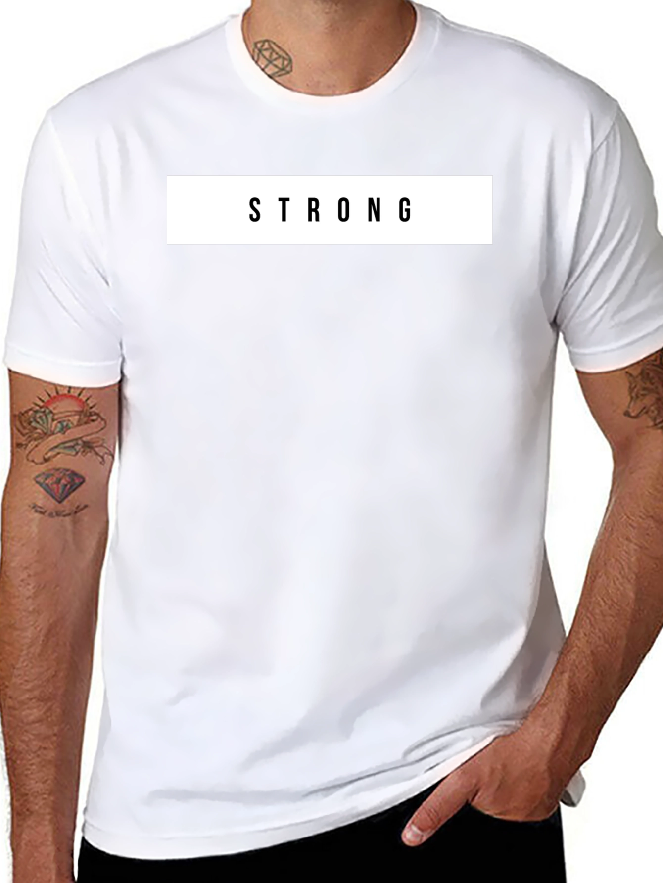 Strong Graphic Tee - Bold Statement Shirt