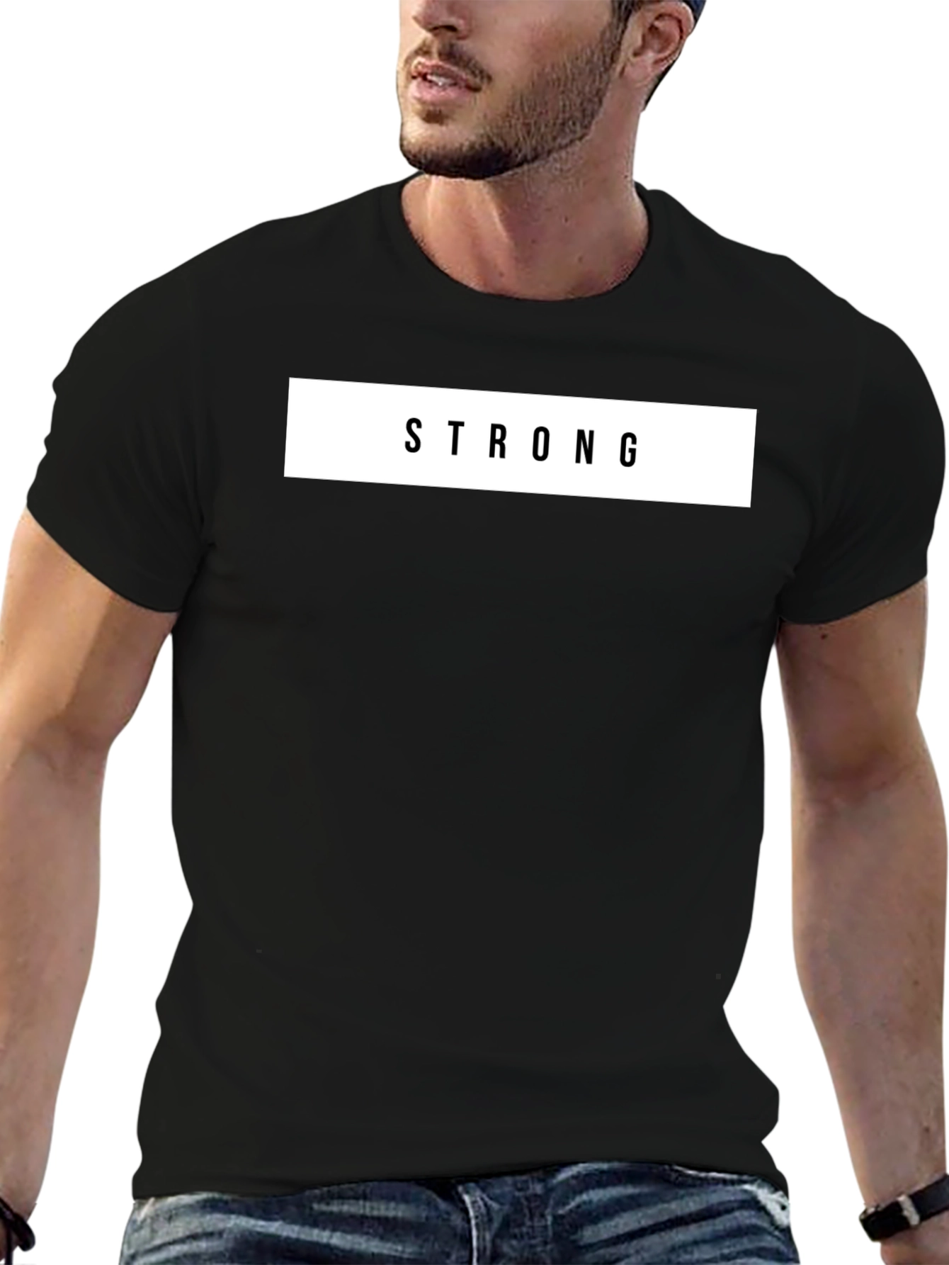 Strong Graphic Tee - Bold Statement Shirt