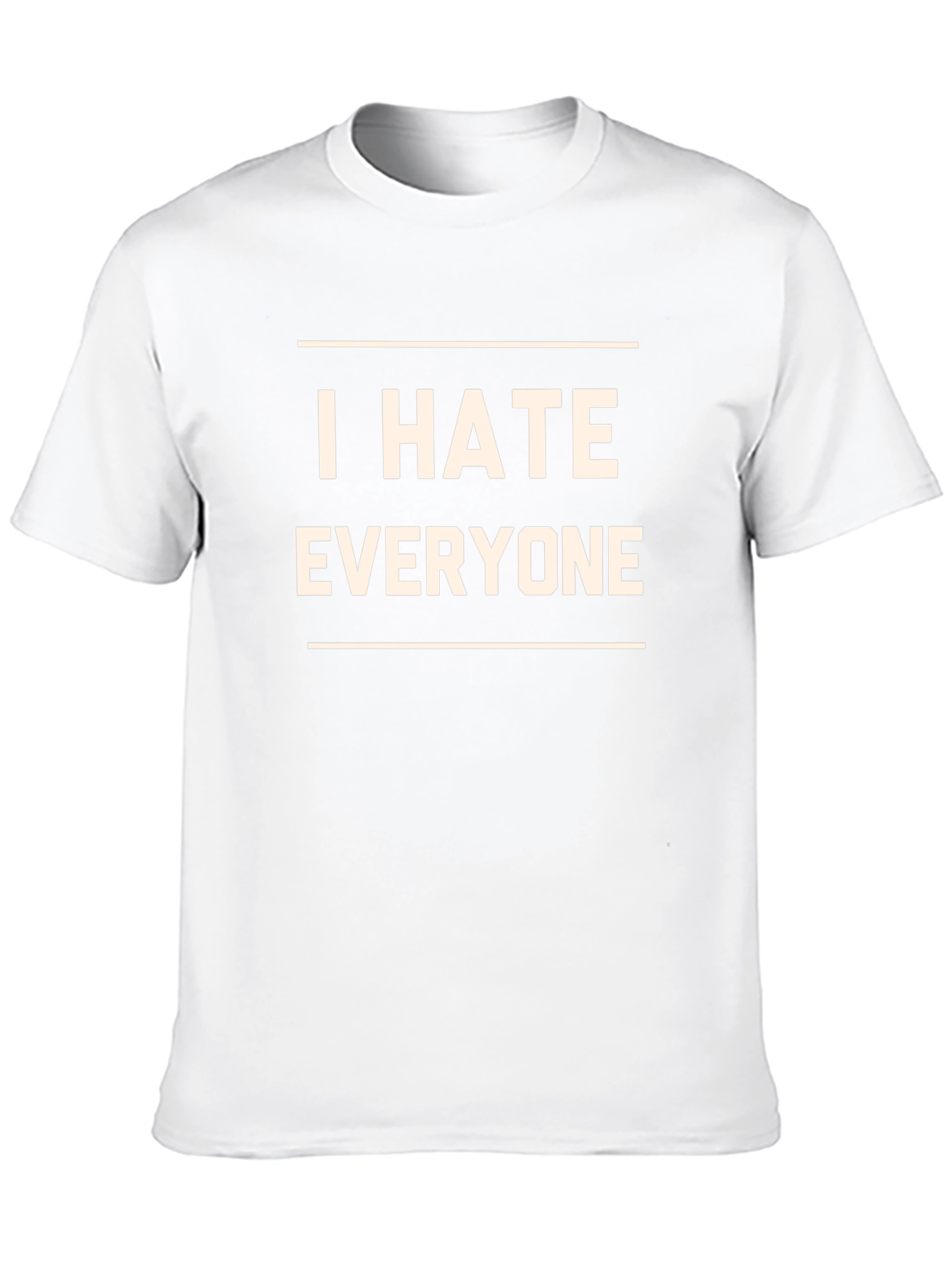 I Hate Everyone Graphic Tee - Black