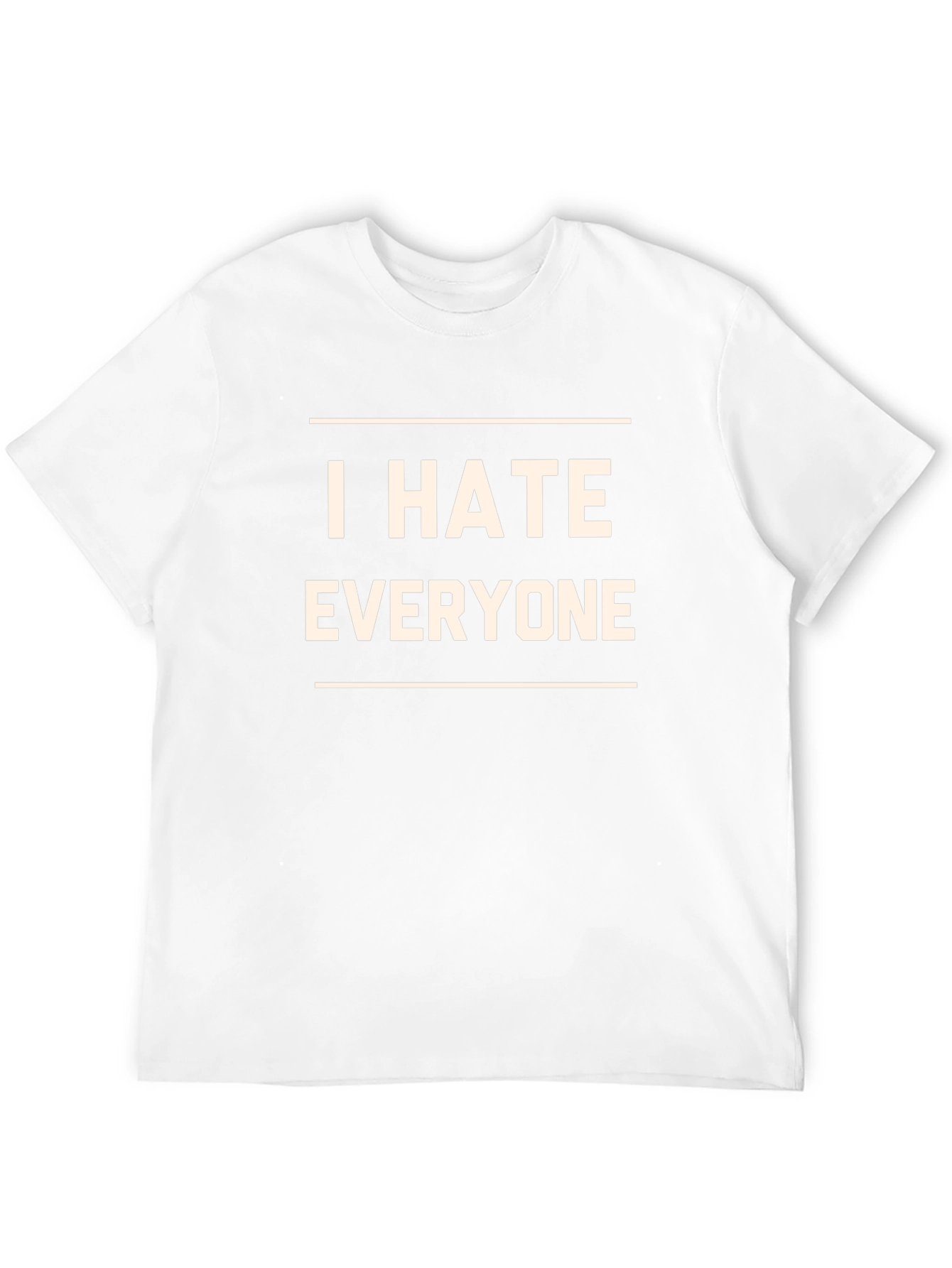 I Hate Everyone Graphic Tee - Black