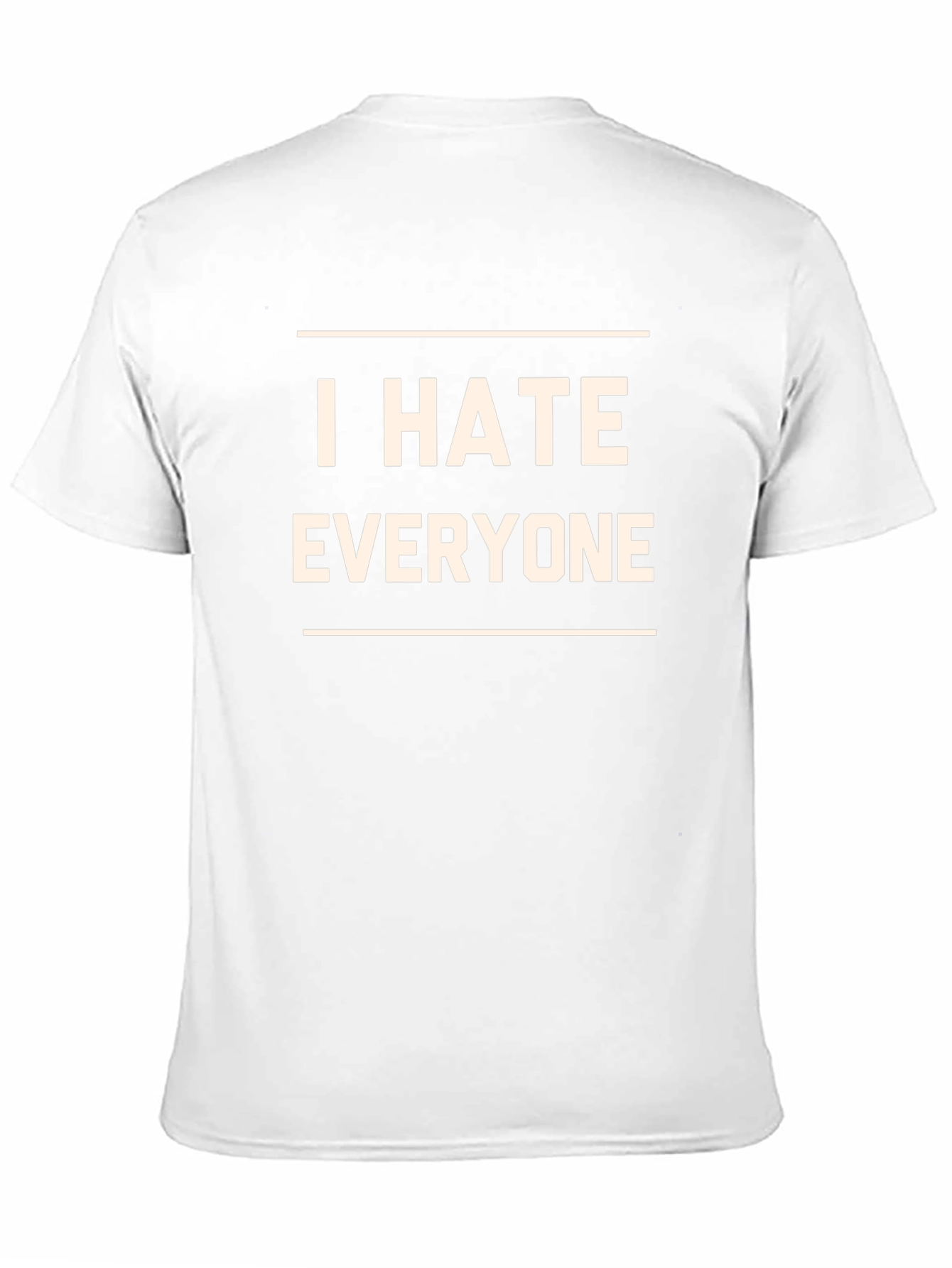 I Hate Everyone Graphic Tee - Black