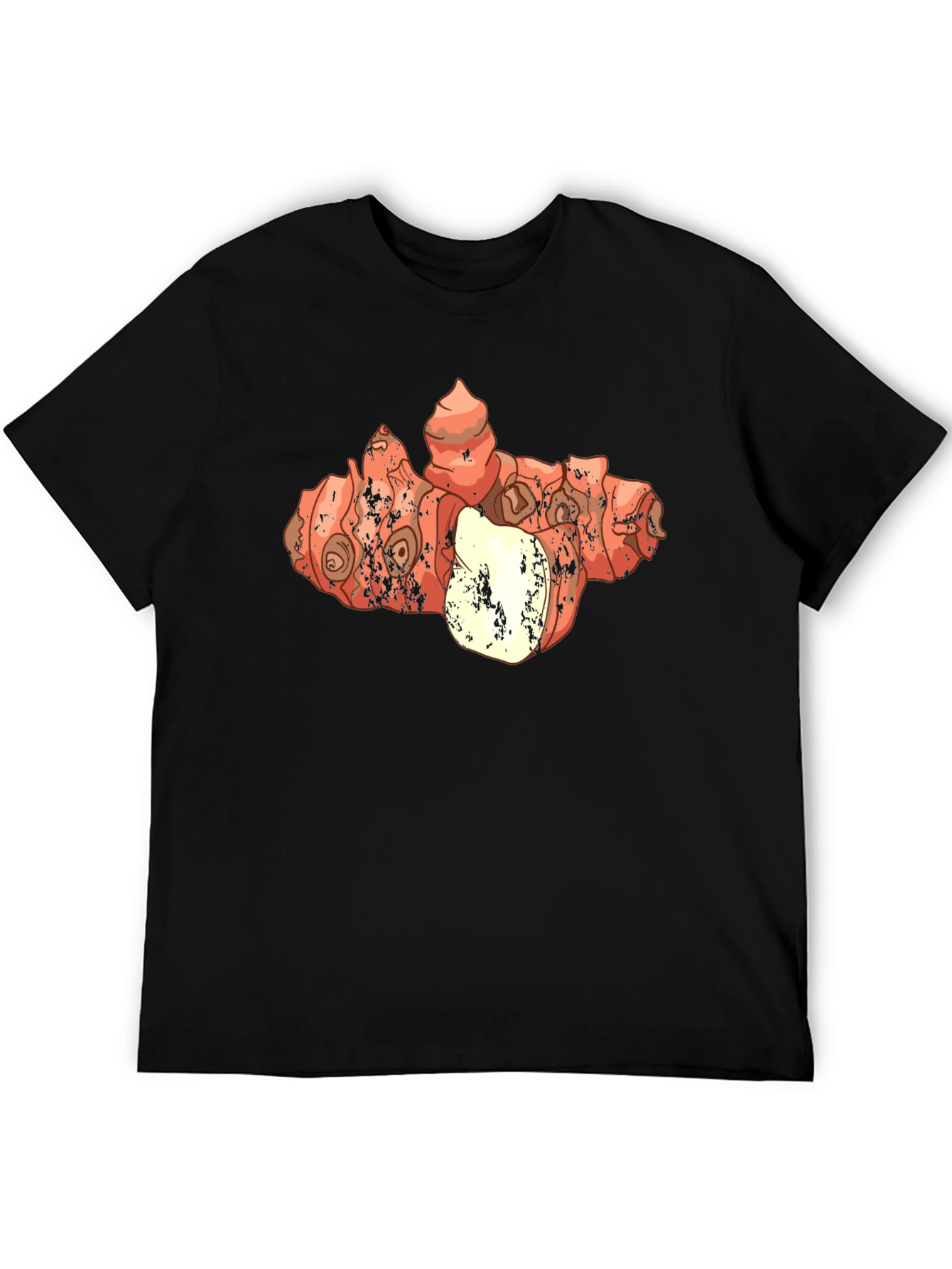 Galangal Root Graphic Tee - Unique Foodie Design