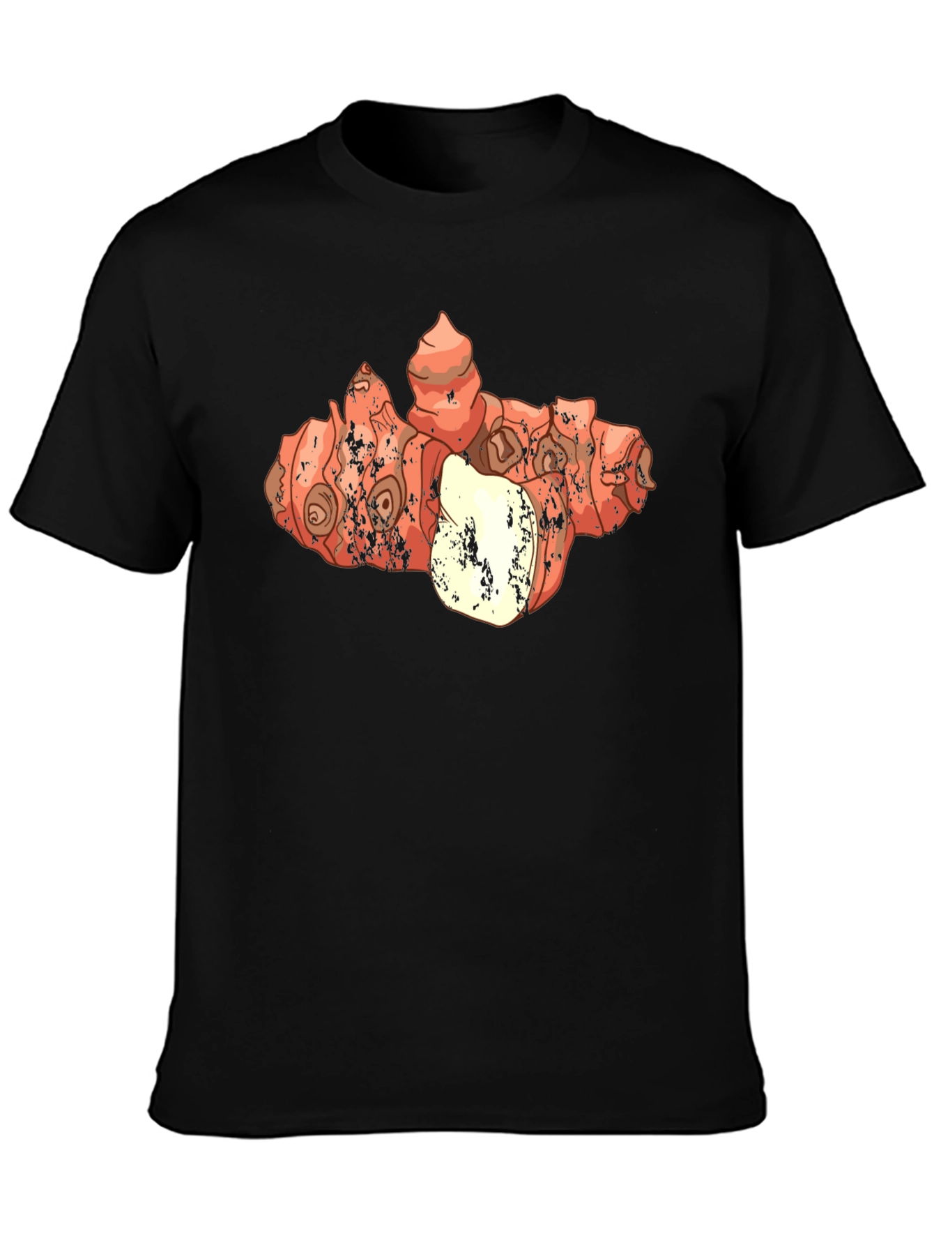 Galangal Root Graphic Tee - Unique Foodie Design