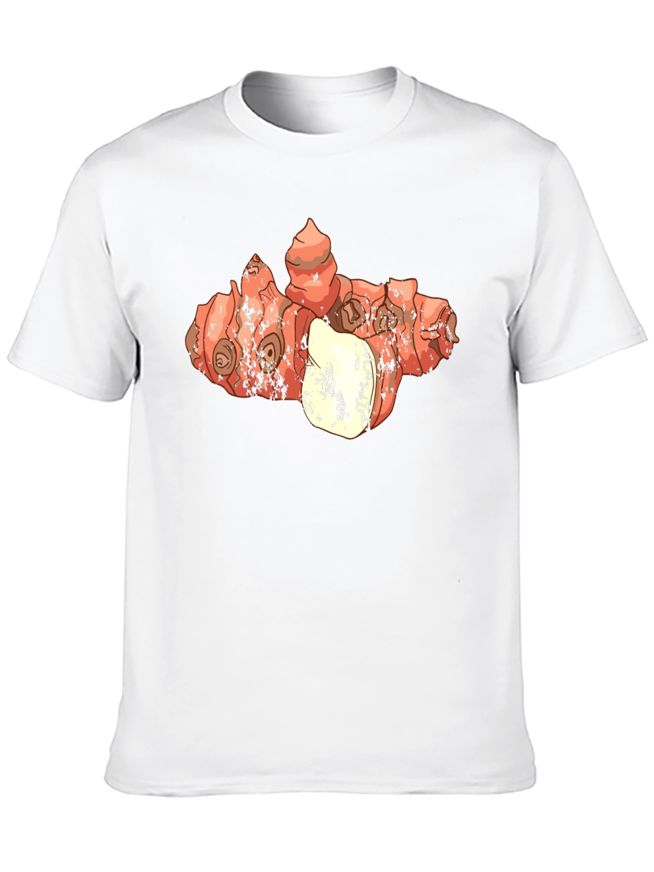 Galangal Root Graphic Tee - Unique Foodie Design