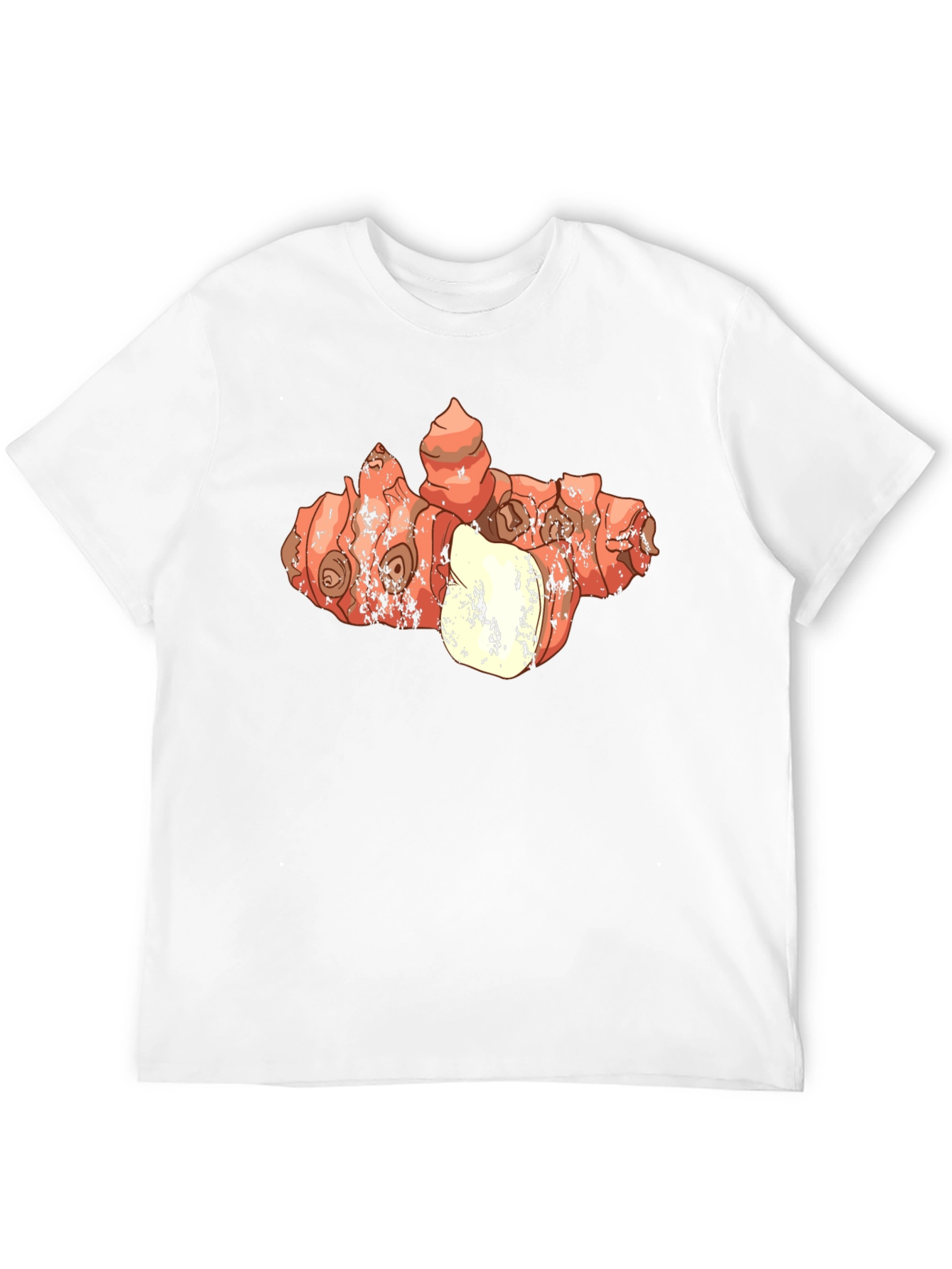 Galangal Root Graphic Tee - Unique Foodie Design