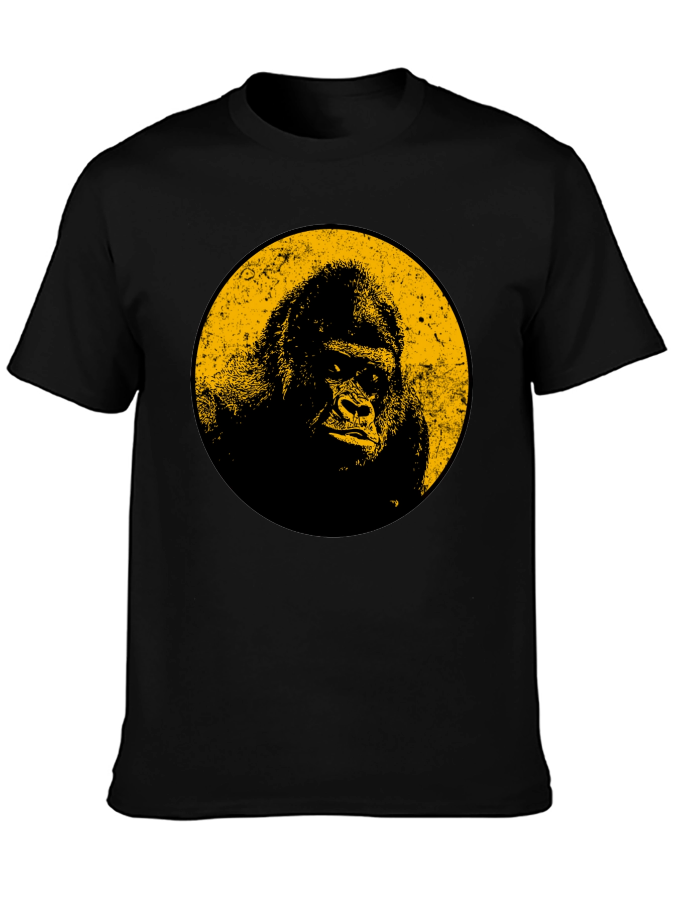 Gorilla Graphic Tee - Cool Black T-Shirt
