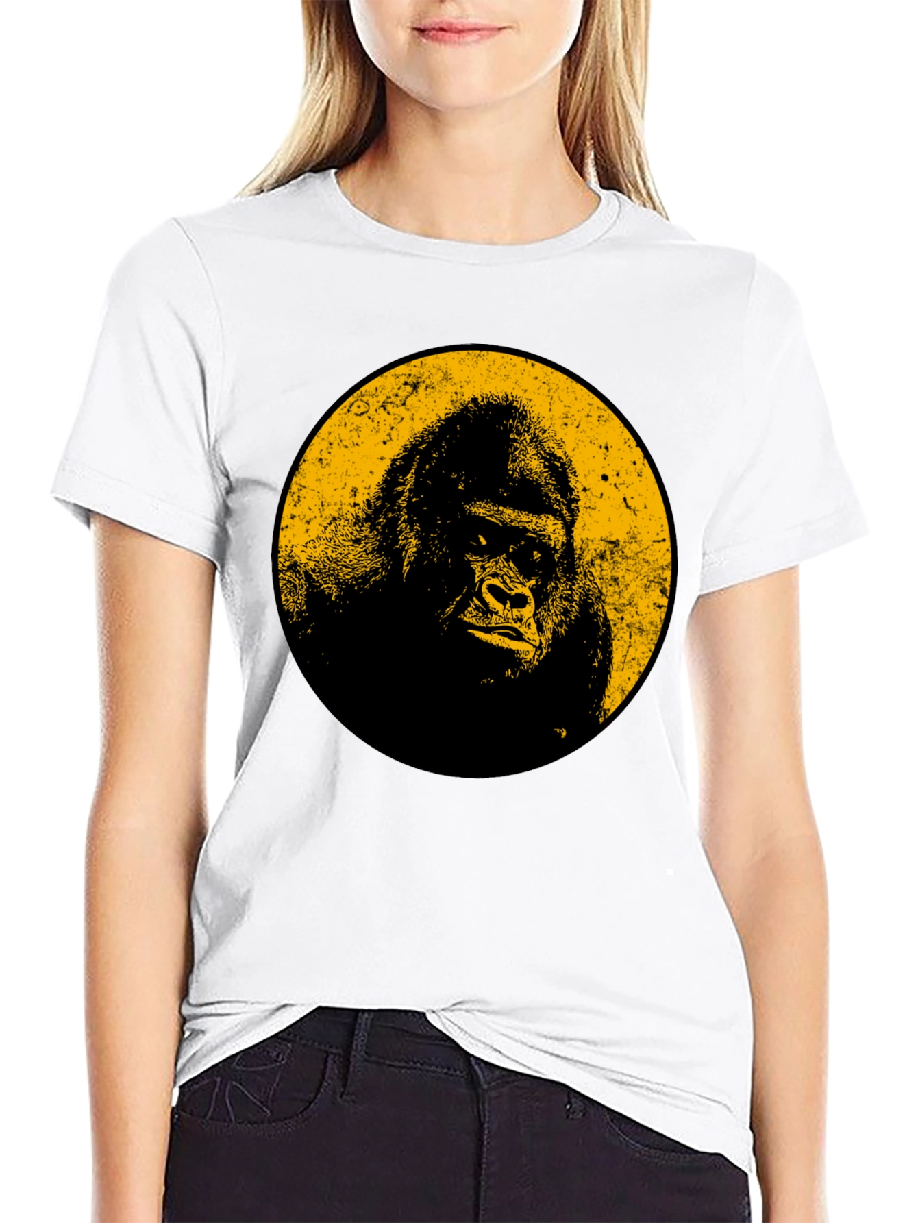 Gorilla Graphic Tee - Cool Black T-Shirt
