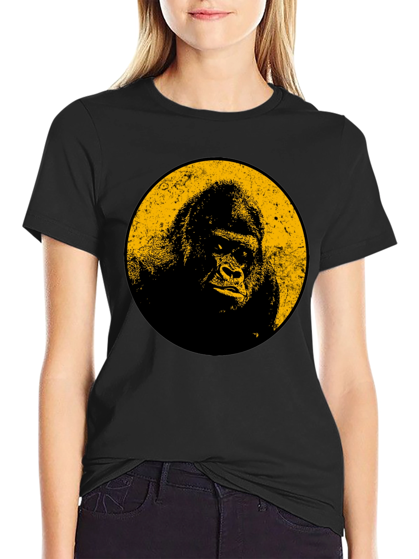 Gorilla Graphic Tee - Cool Black T-Shirt