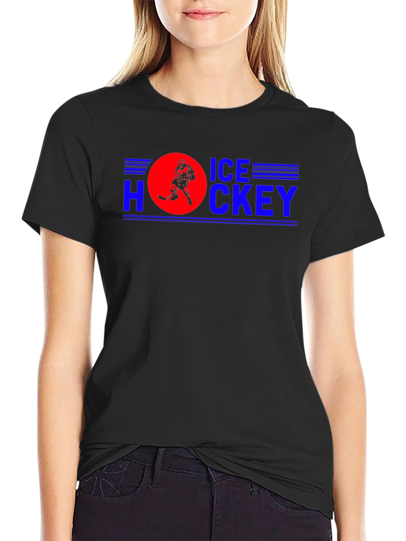 Ice Hockey Graphic Tee - Sporty Fan Apparel