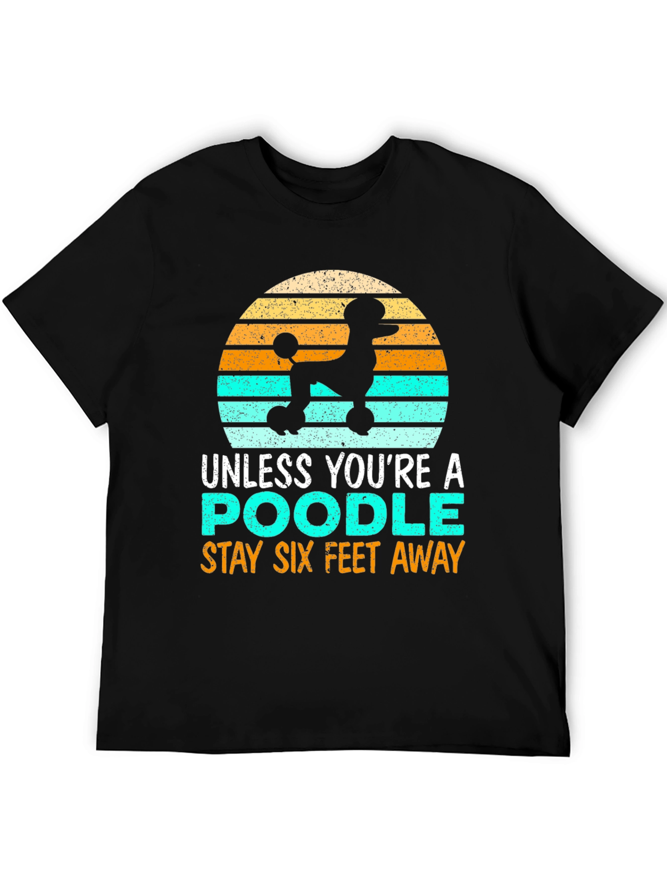 Poodle Social Distance Graphic Tee