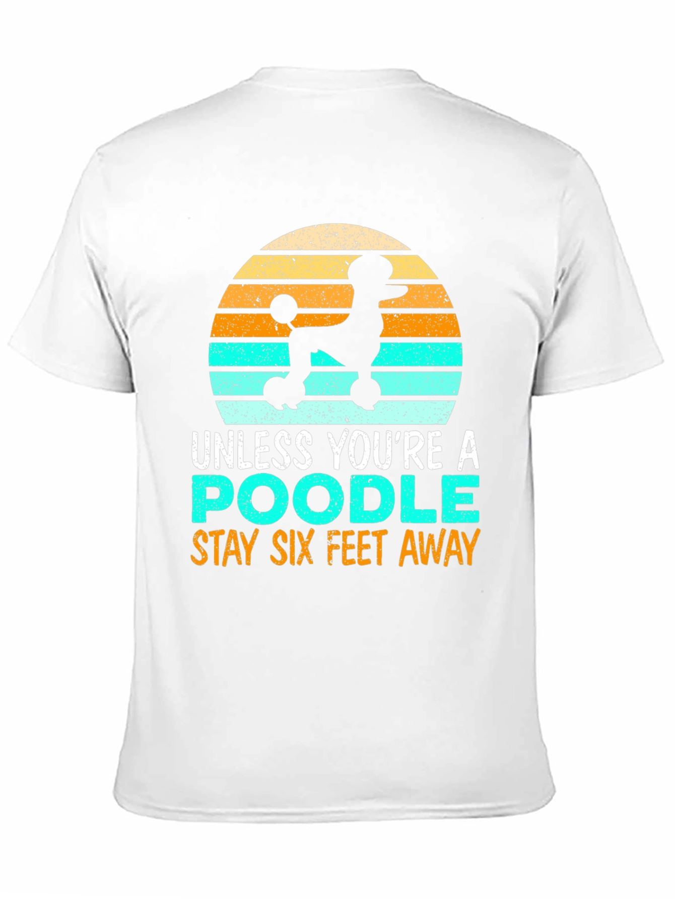 Poodle Social Distance Graphic Tee