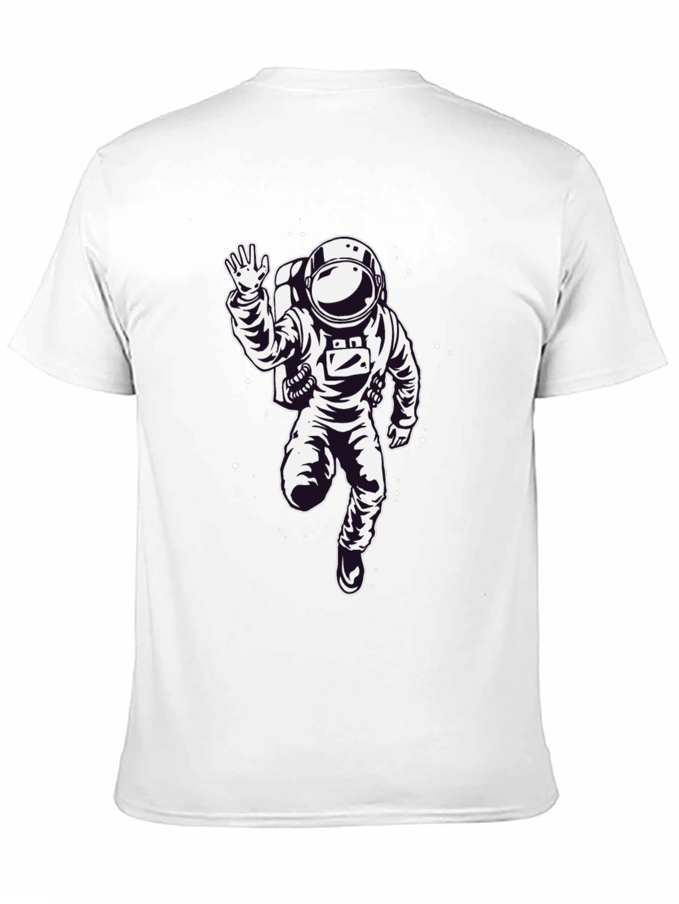 Astronaut Graphic Print Mens T-Shirt