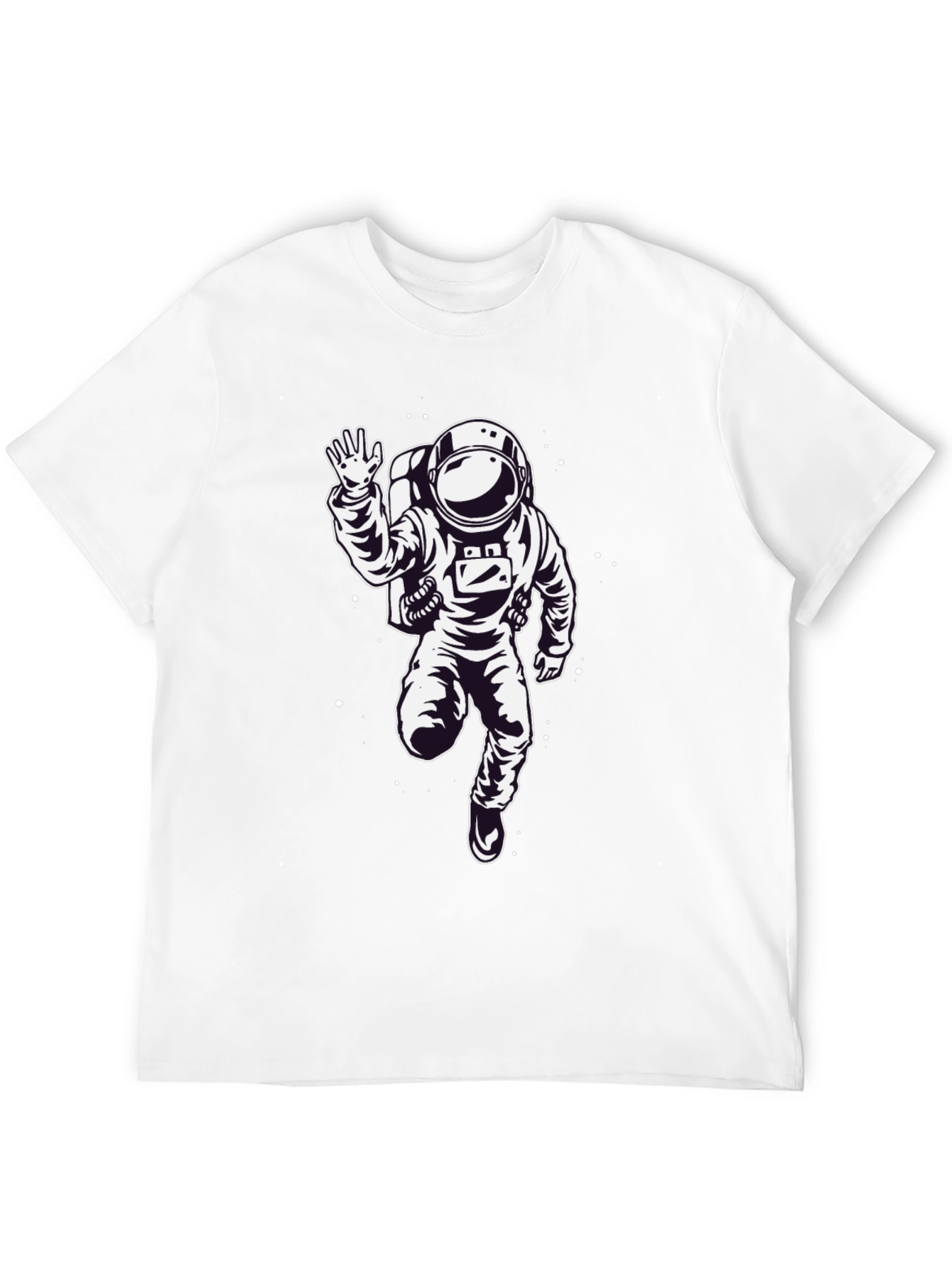 Astronaut Graphic Print Mens T-Shirt