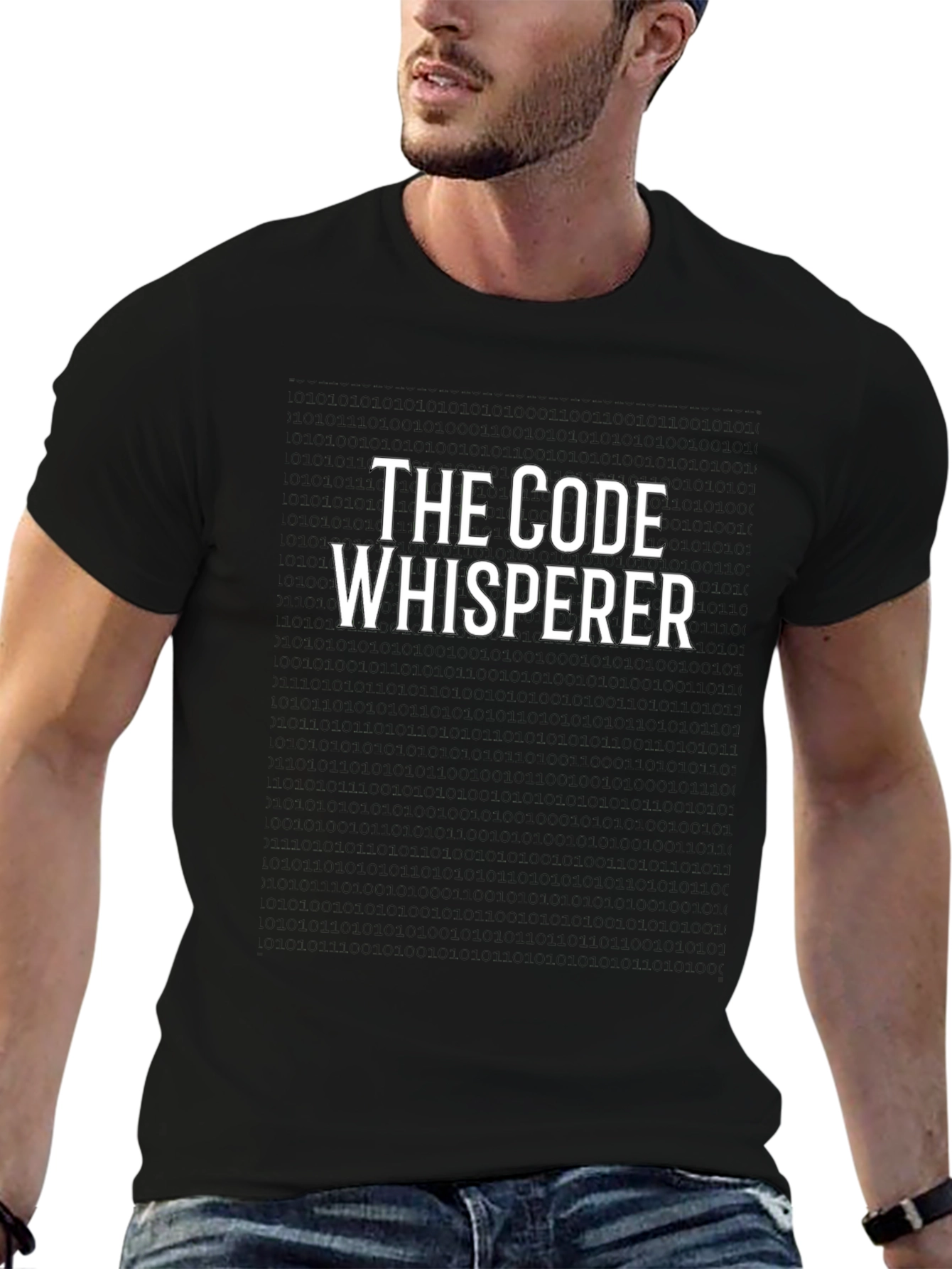 The Code Whisperer Black T-Shirt