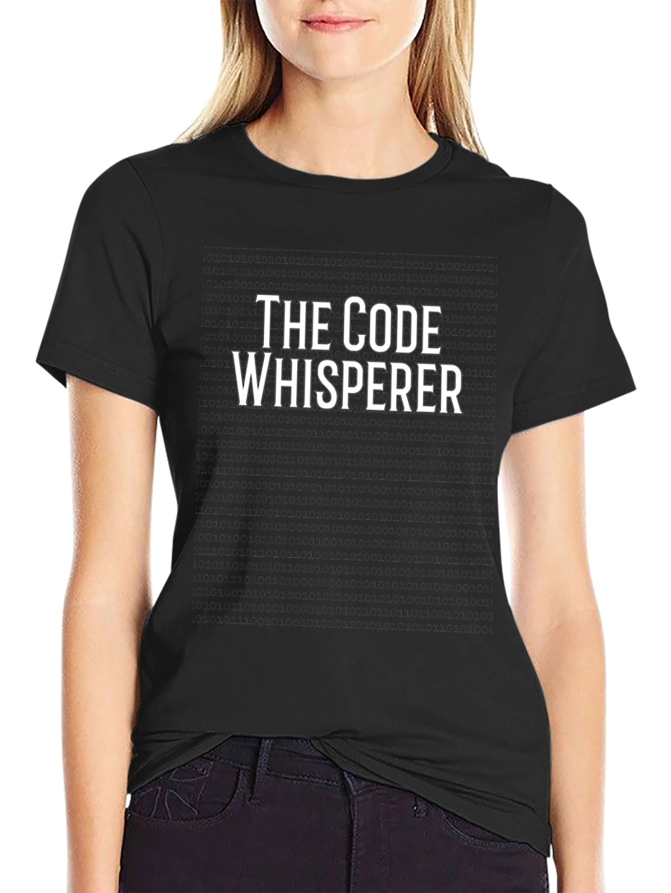 The Code Whisperer Black T-Shirt