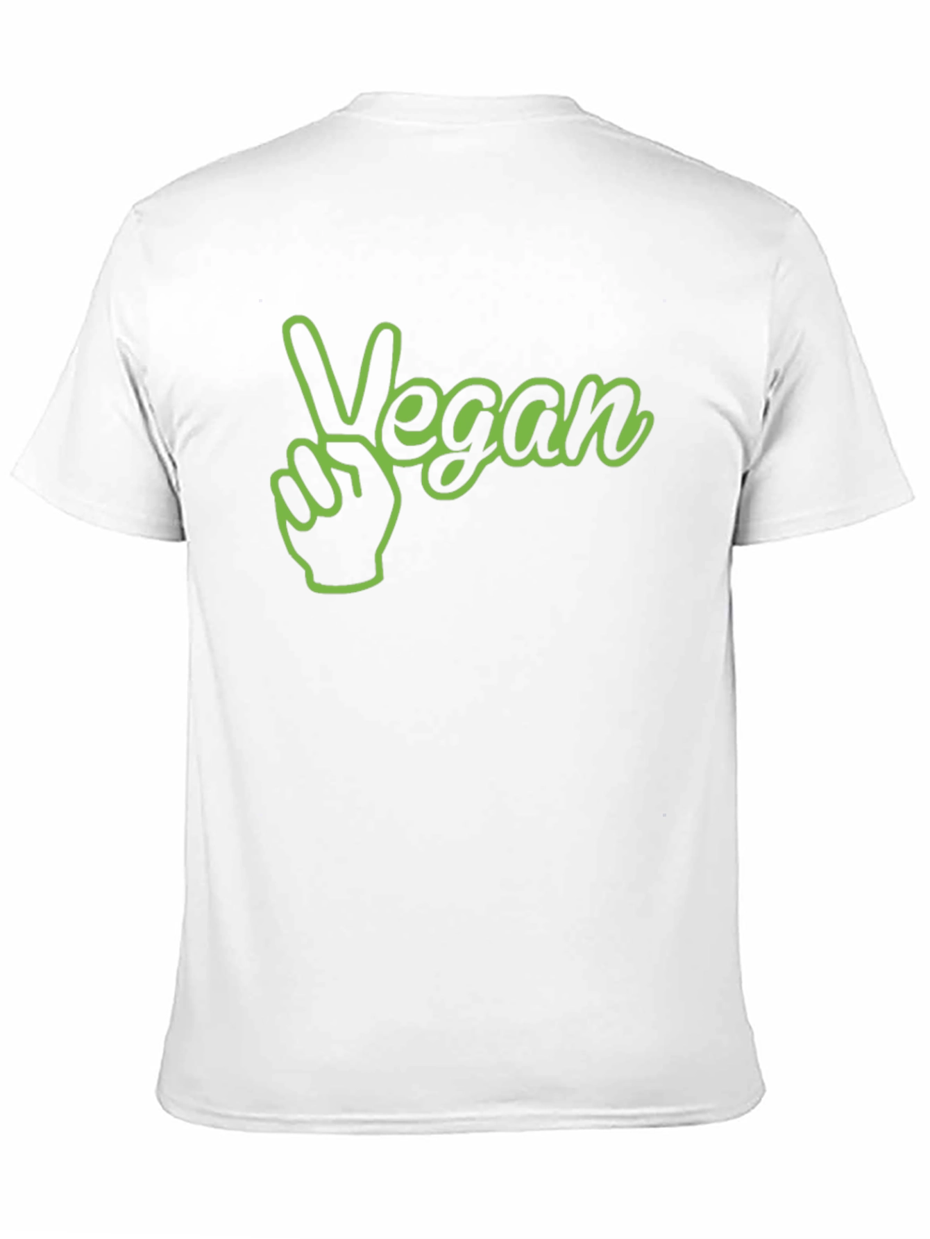 Vegan Peace Sign Graphic T-Shirt - Stylish Vegetarian Apparel