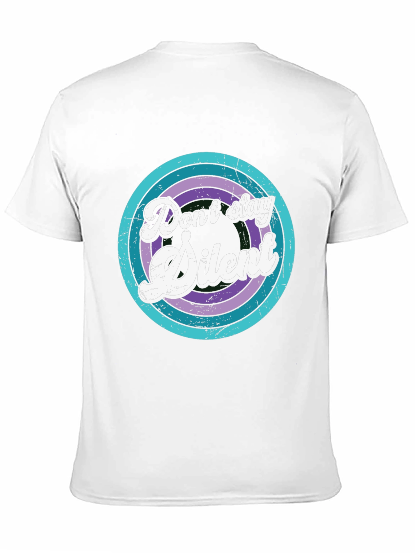 Retro Dont Stay Silent Graphic T-Shirt