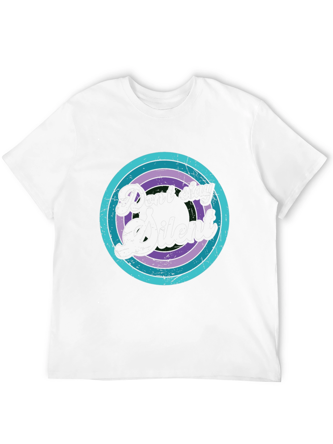 Retro Dont Stay Silent Graphic T-Shirt
