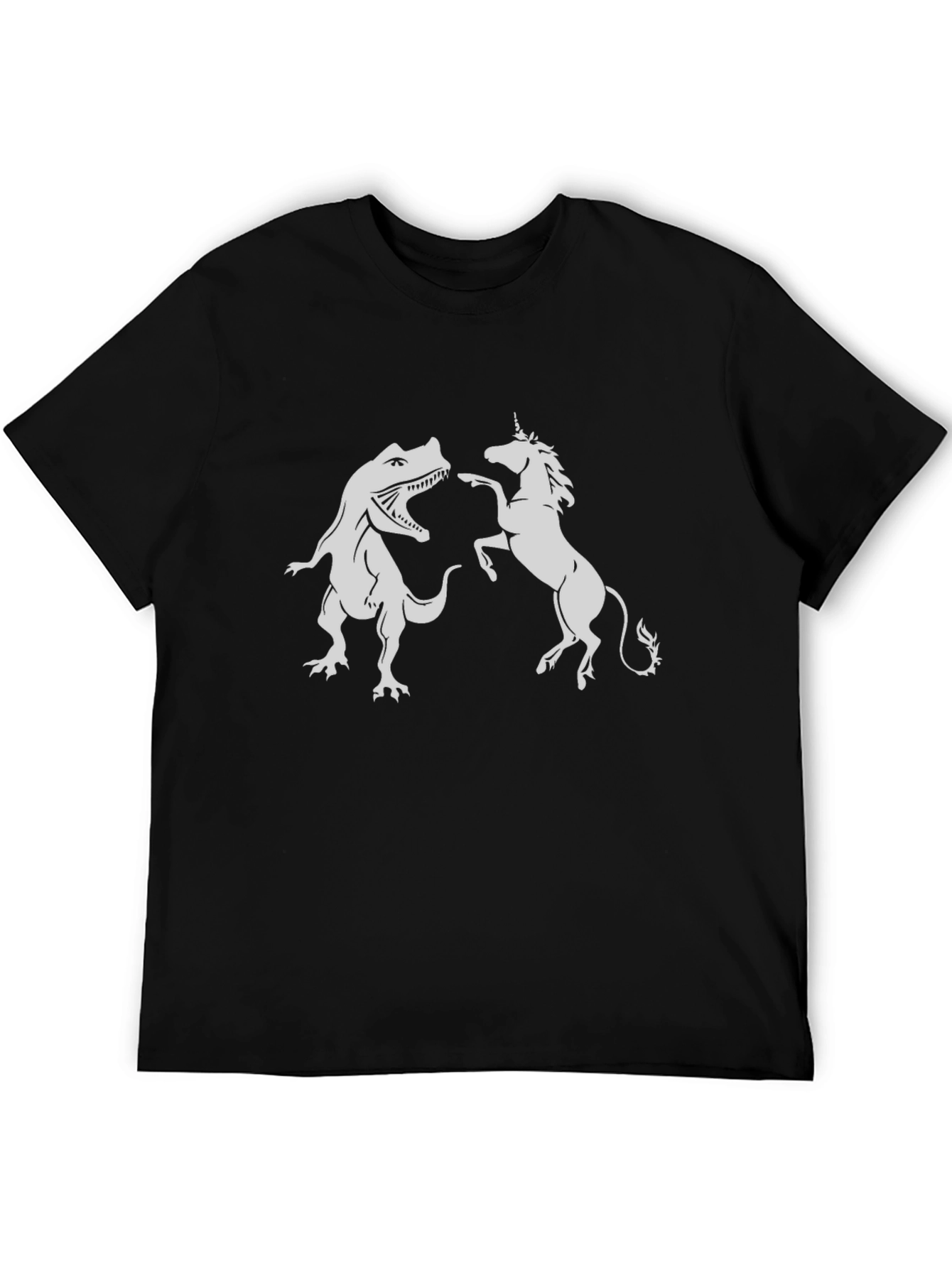 T-Rex vs Unicorn Graphic Tee