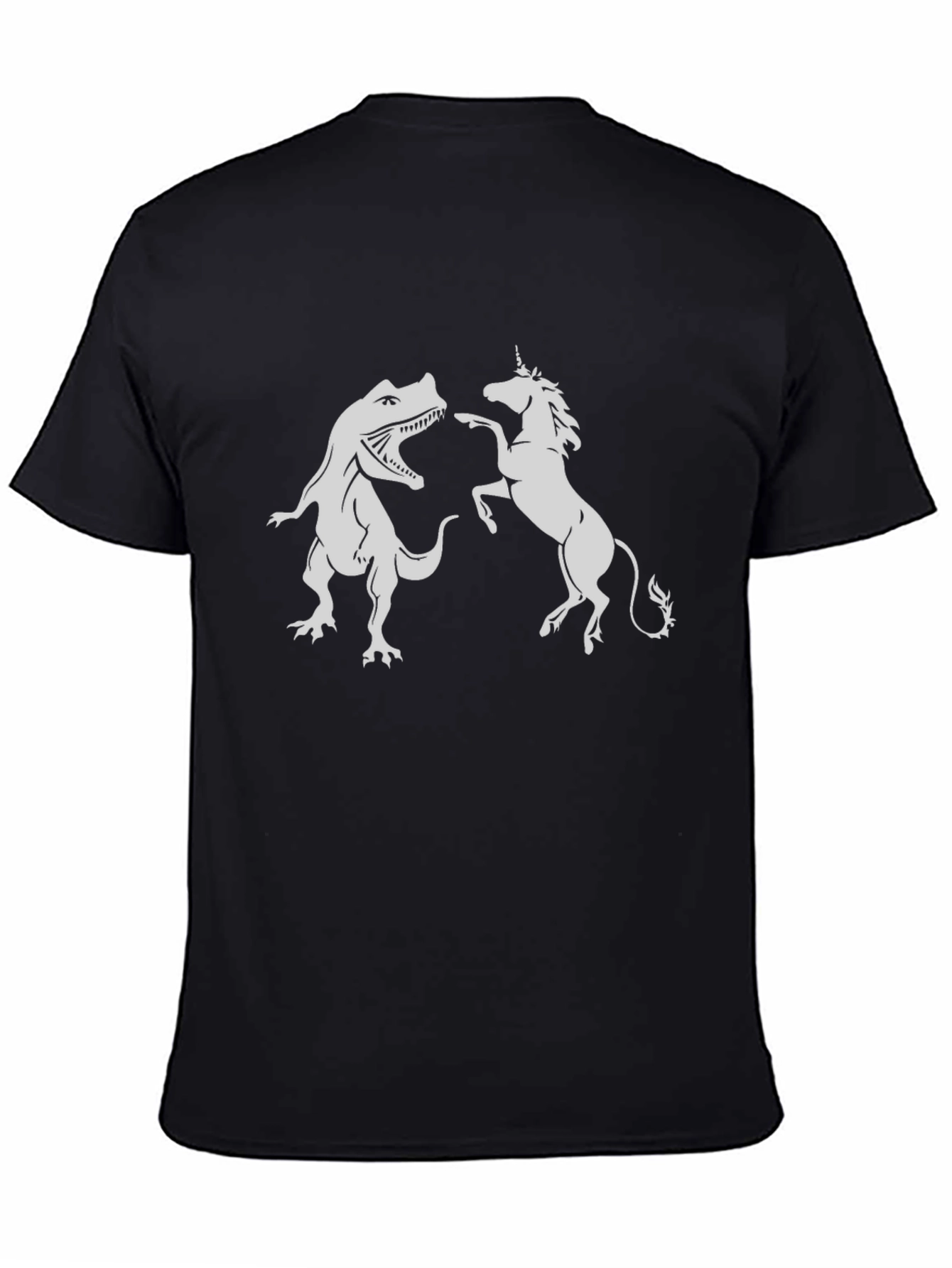T-Rex vs Unicorn Graphic Tee