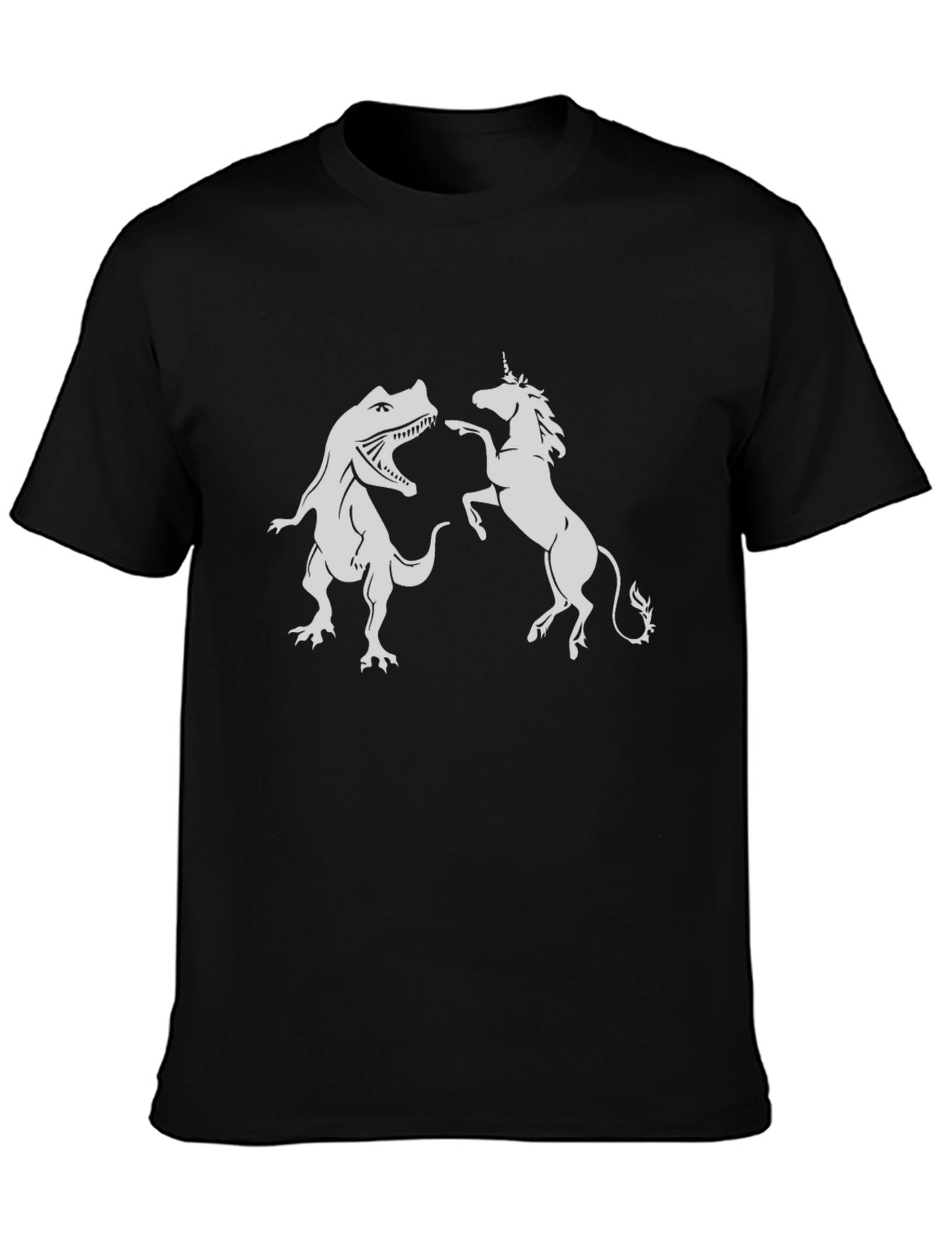 T-Rex vs Unicorn Graphic Tee