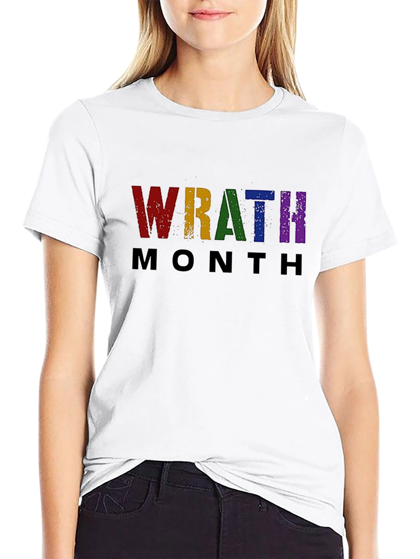 Wrath Month Graphic Tee - Rainbow Pride