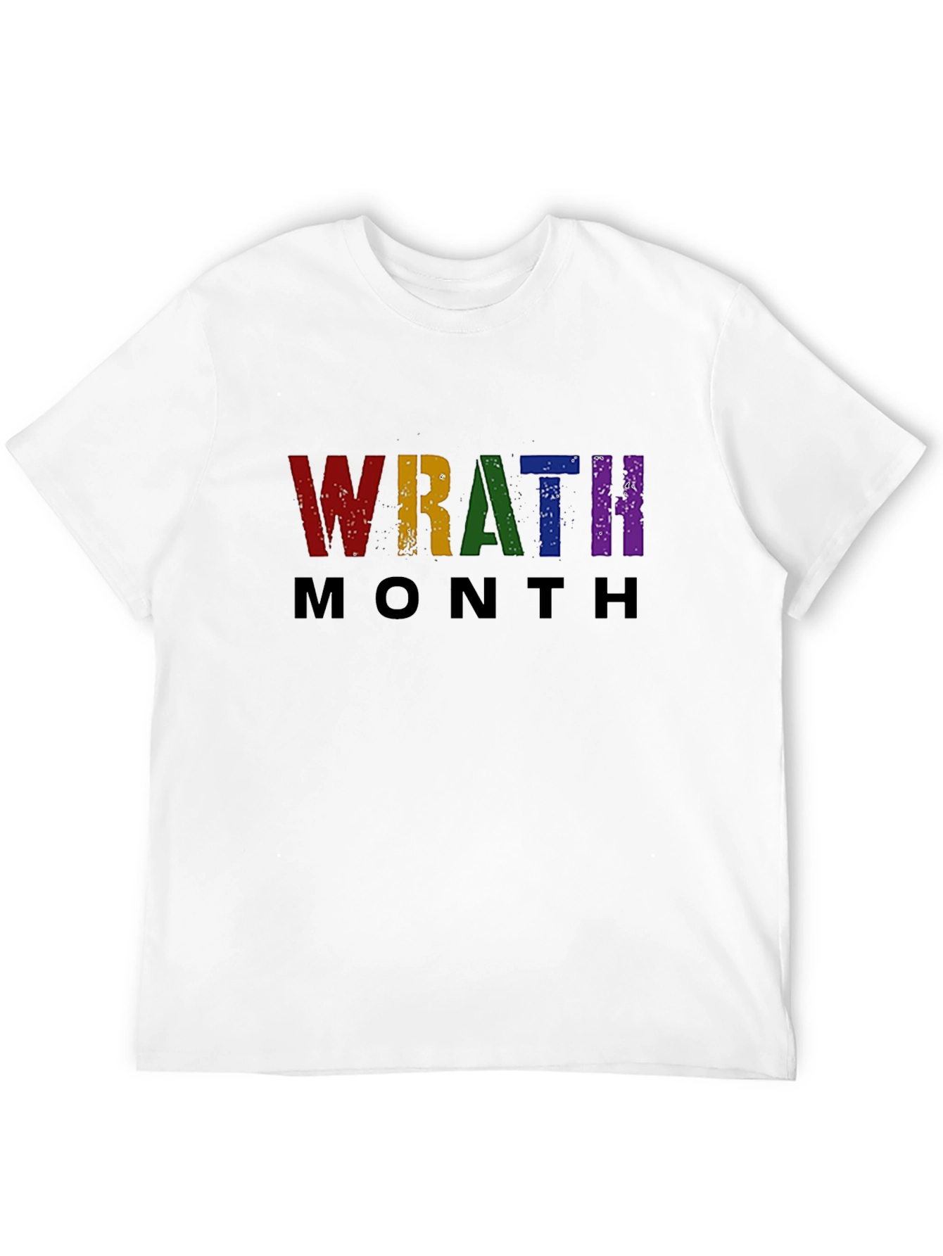 Wrath Month Graphic Tee - Rainbow Pride