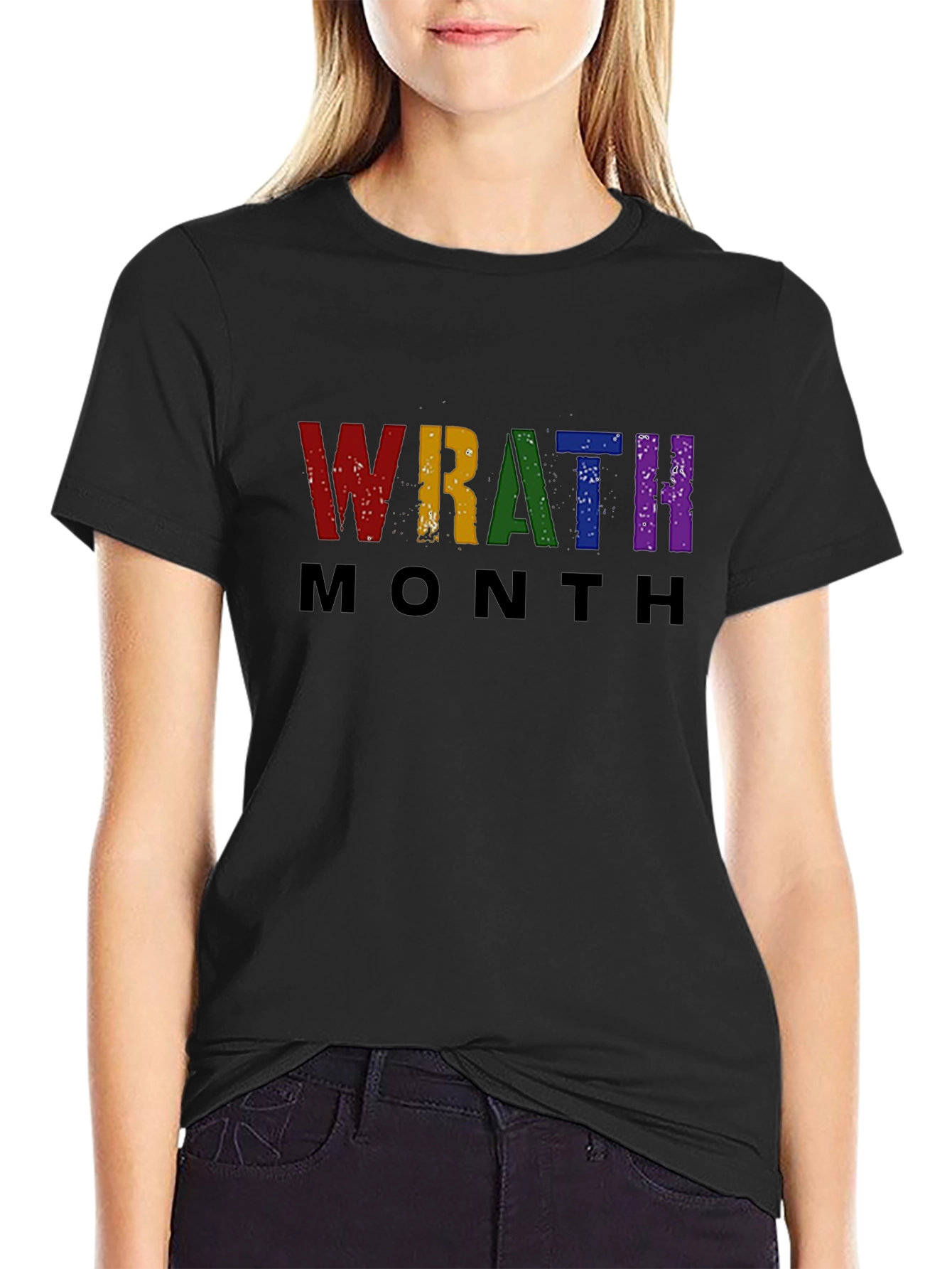 Wrath Month Graphic Tee - Rainbow Pride