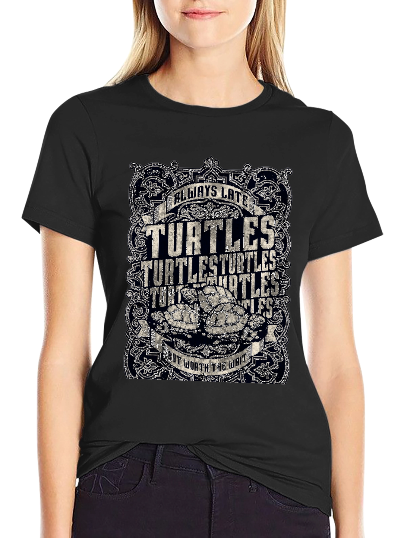 Always Late Turtles T-Shirt Funny Graphic Tee