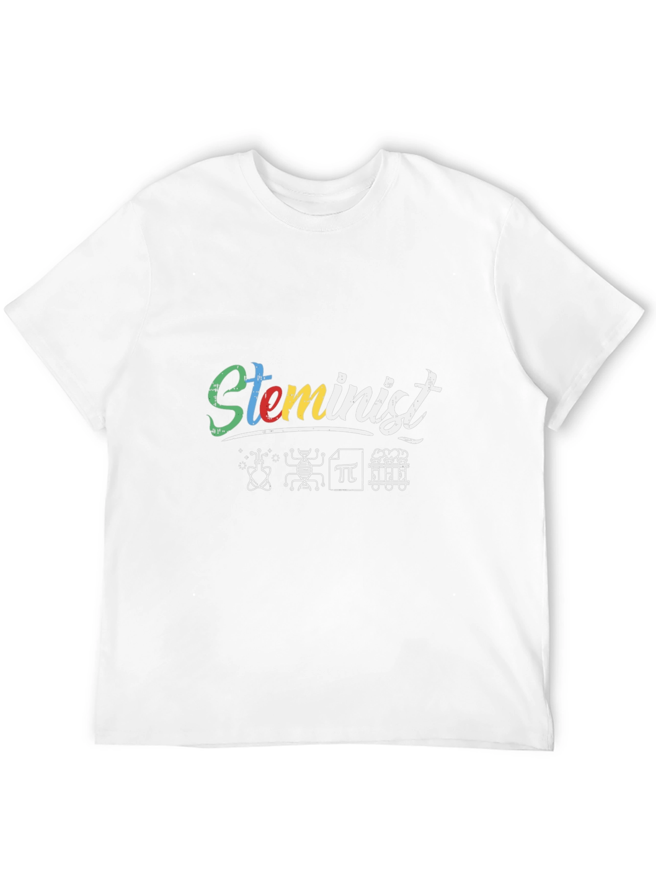 Steminist Black T-Shirt Science Tee