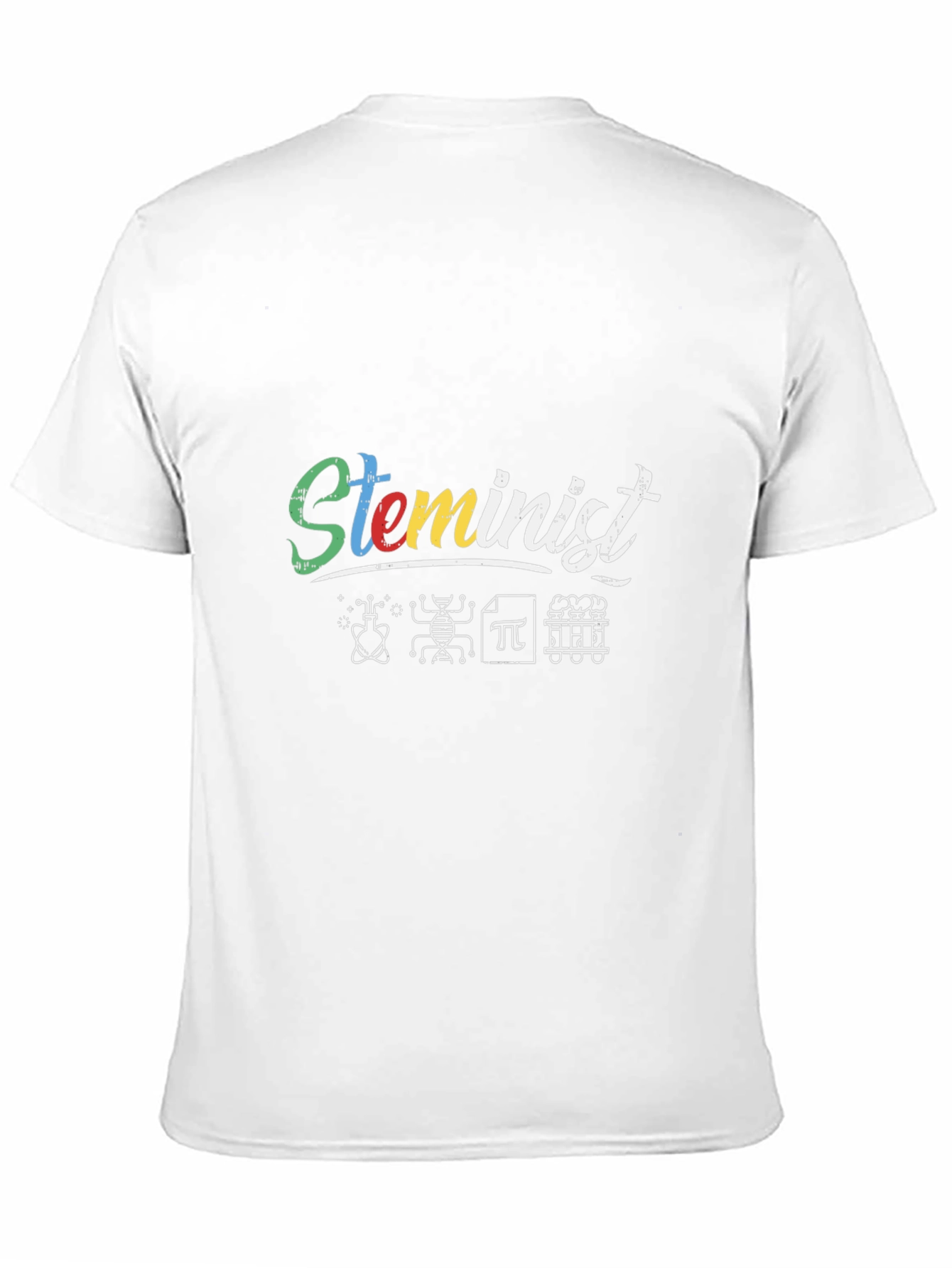 Steminist Black T-Shirt Science Tee