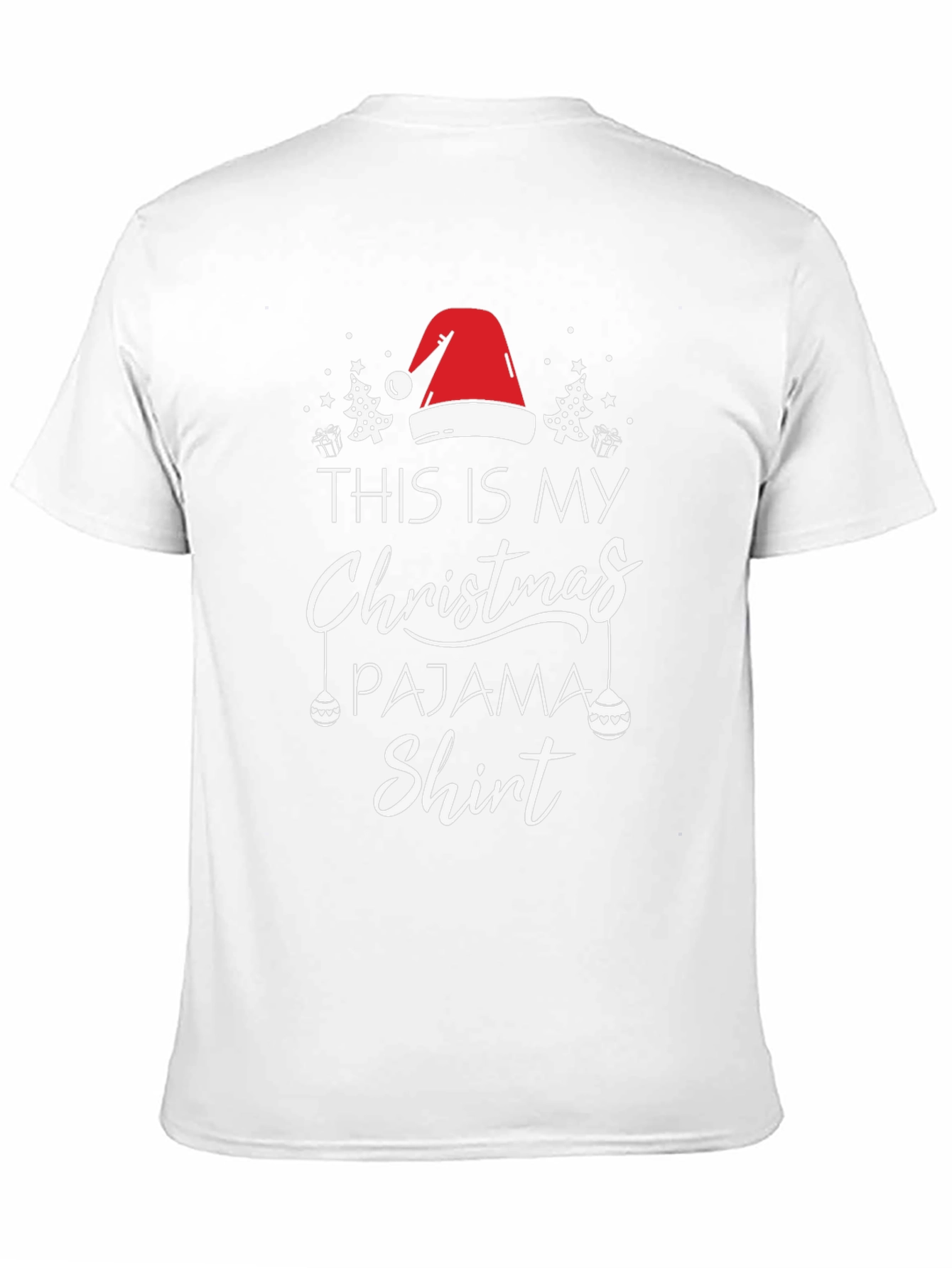 Christmas Pajama T-Shirt Holiday Season Tee